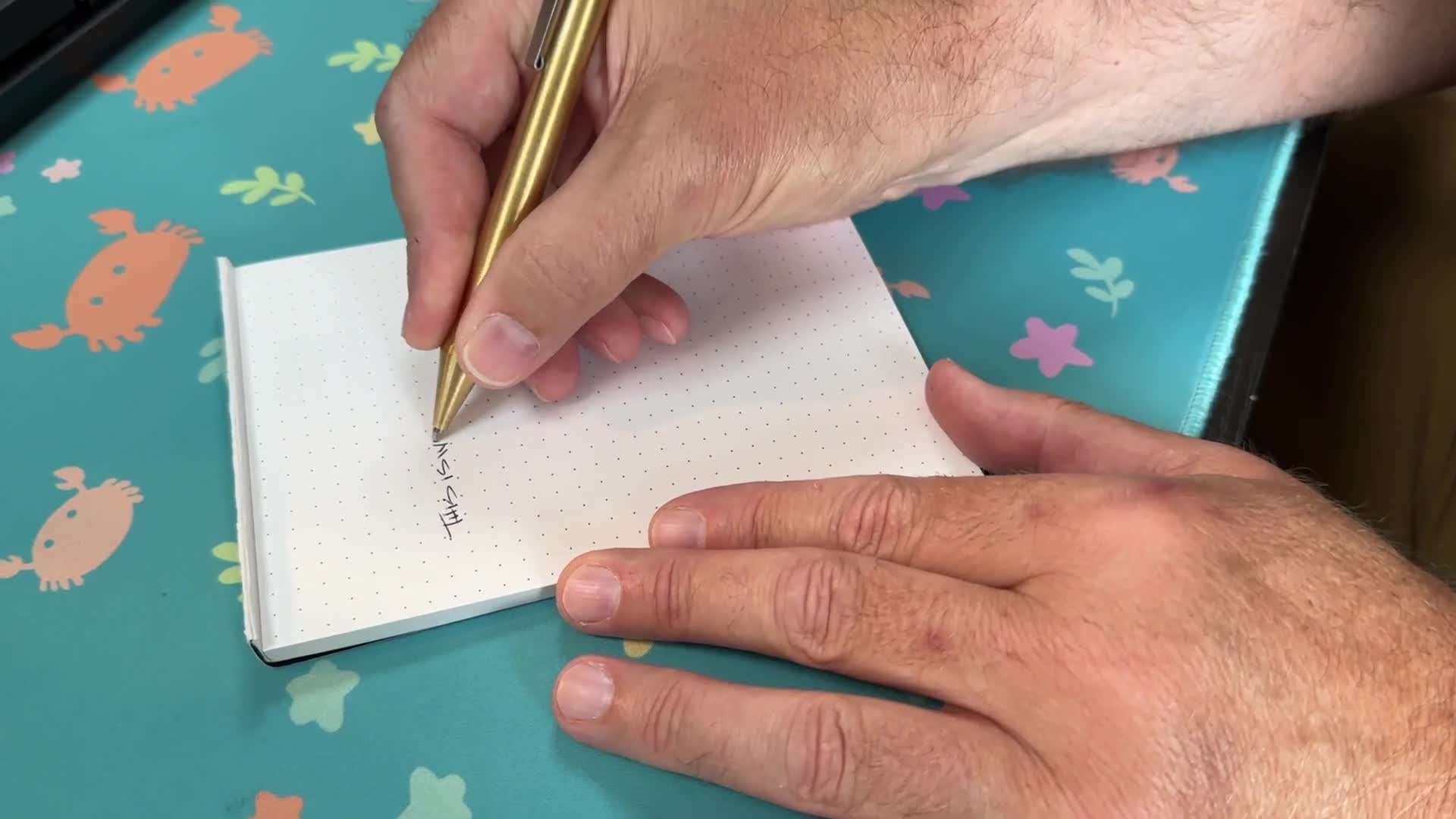 Makers Cabinet Lazlo Brass Ballpoint Pen Review — The Pen Addict