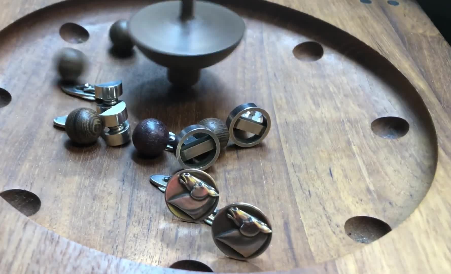 Vintage Georg Jensen Cufflinks # 91, Sterling Silver, Design Soren