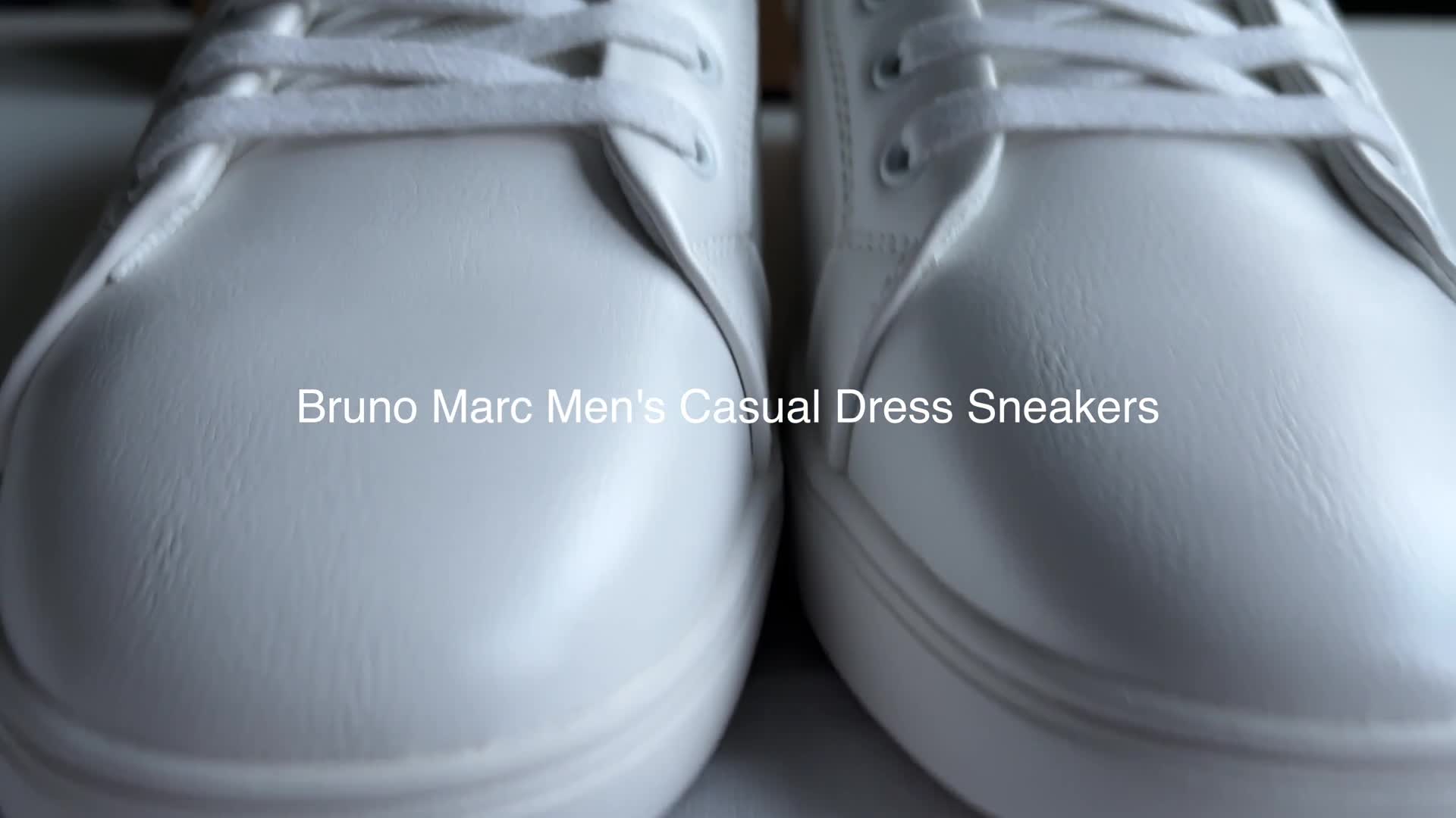 Bruno Marc White Men's Casual Dress Sneakers Review — Dapperandgroomed.com