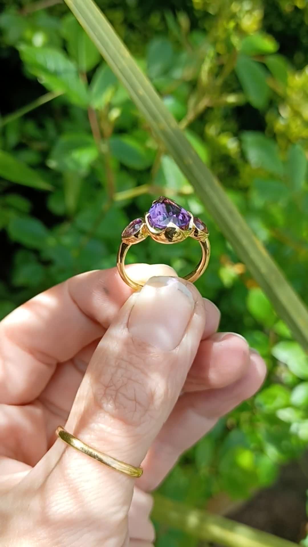 Amethyst Mimosa Ring — Fran Barker Design - luxury designer jewellery