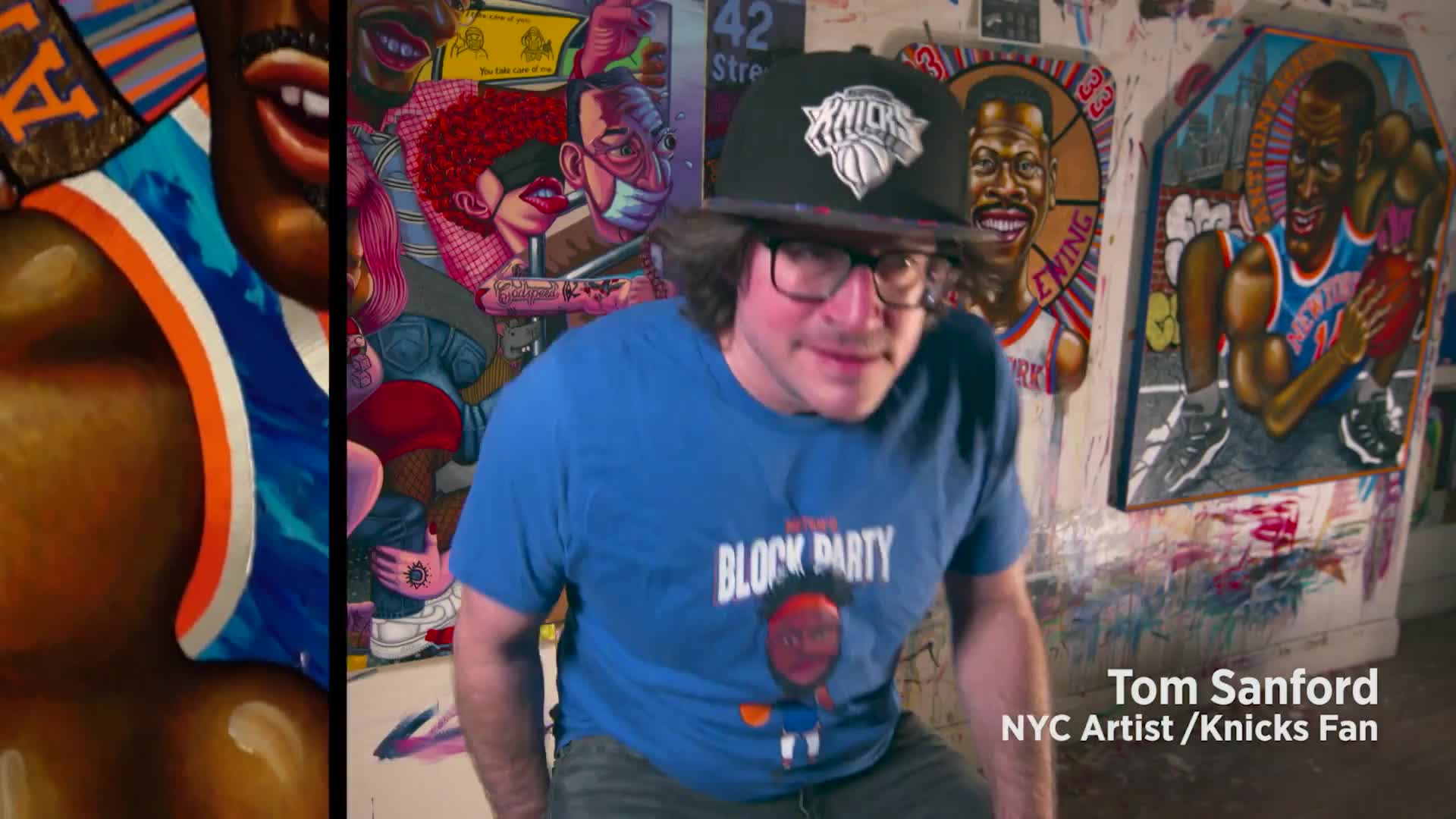 Knicks Paintings — Tom Sanford