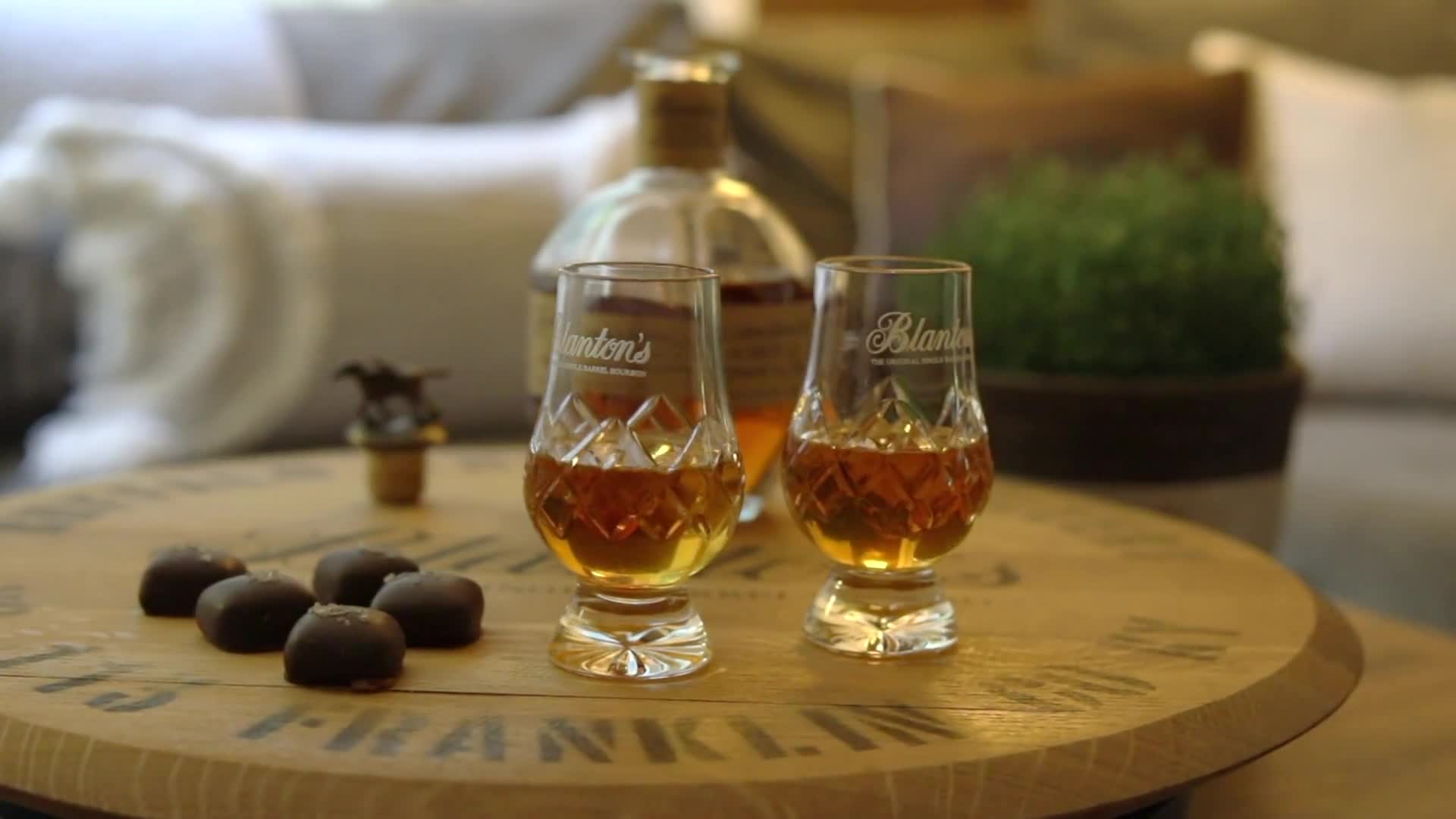 Blanton's Authentic Barrel Head Lazy Susan – 21