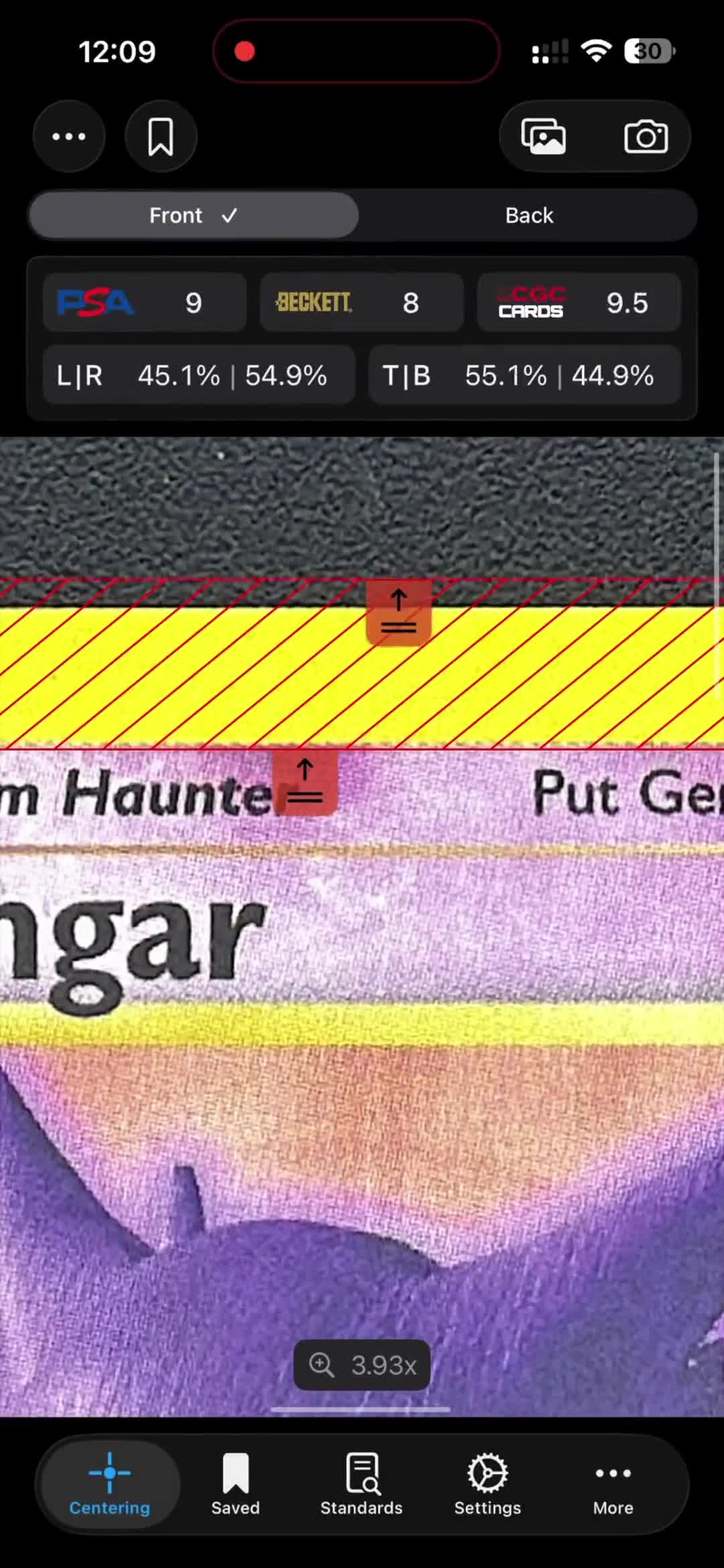 pokemon card centering app Card Centering Calculator