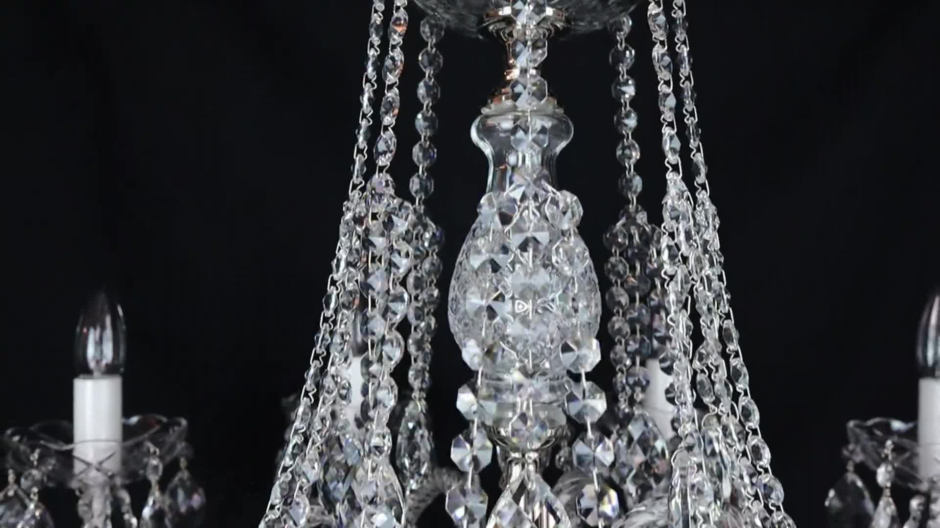 Lumiere crystal chandelier — WRANOVSKY - Bohemian Crystal