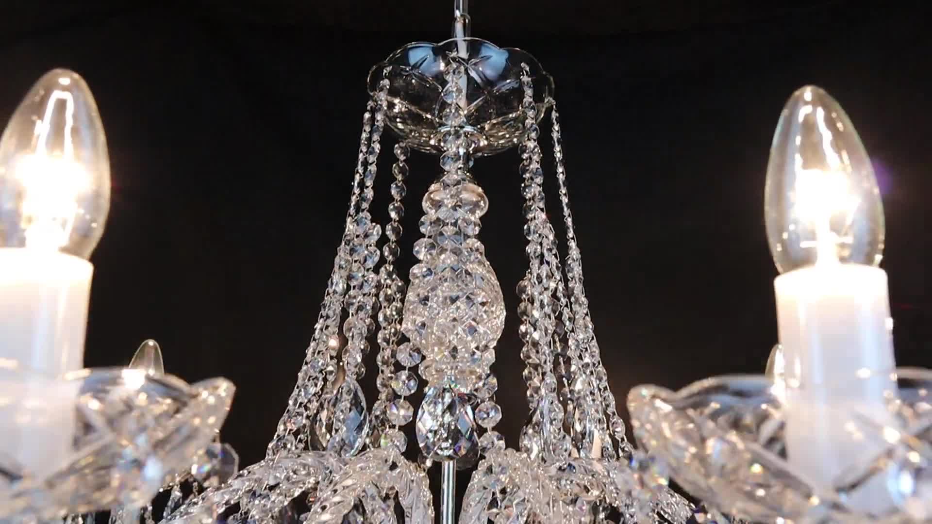 Lumiere crystal chandelier — WRANOVSKY - Bohemian Crystal