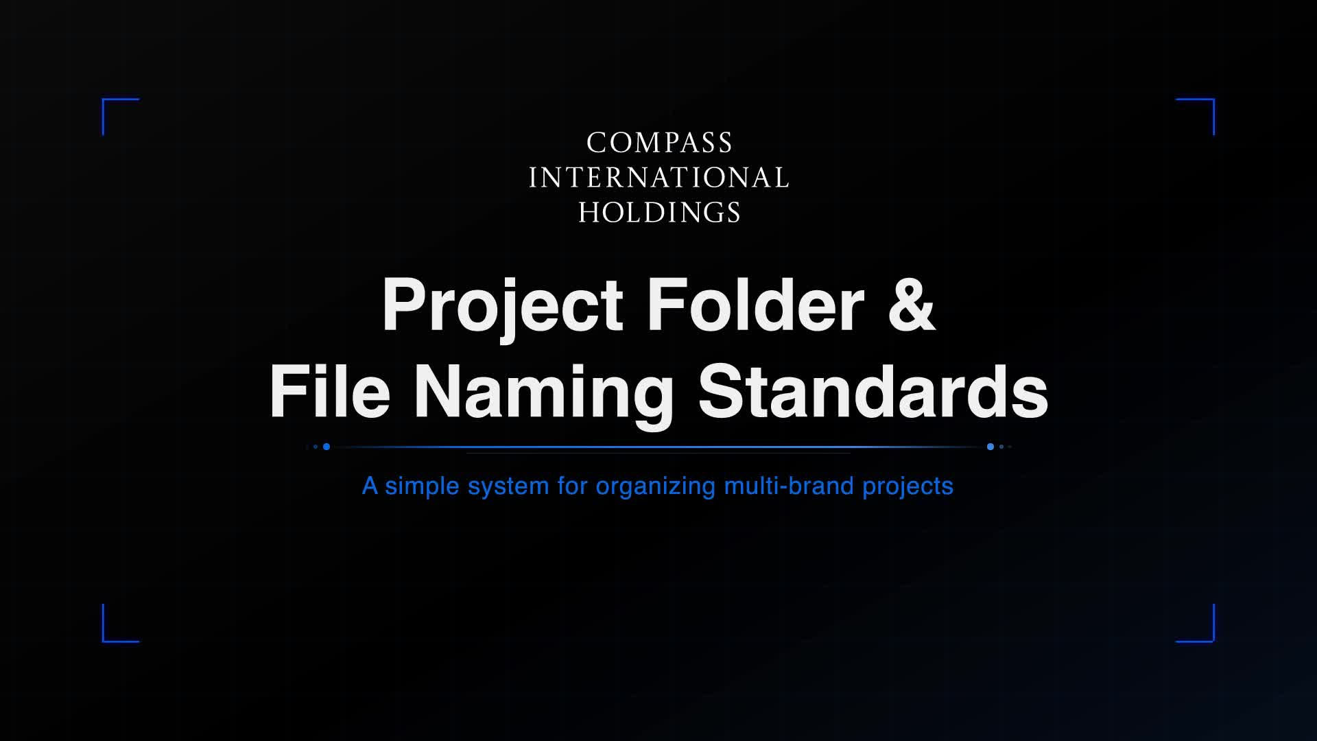 Project Standardization Explainer