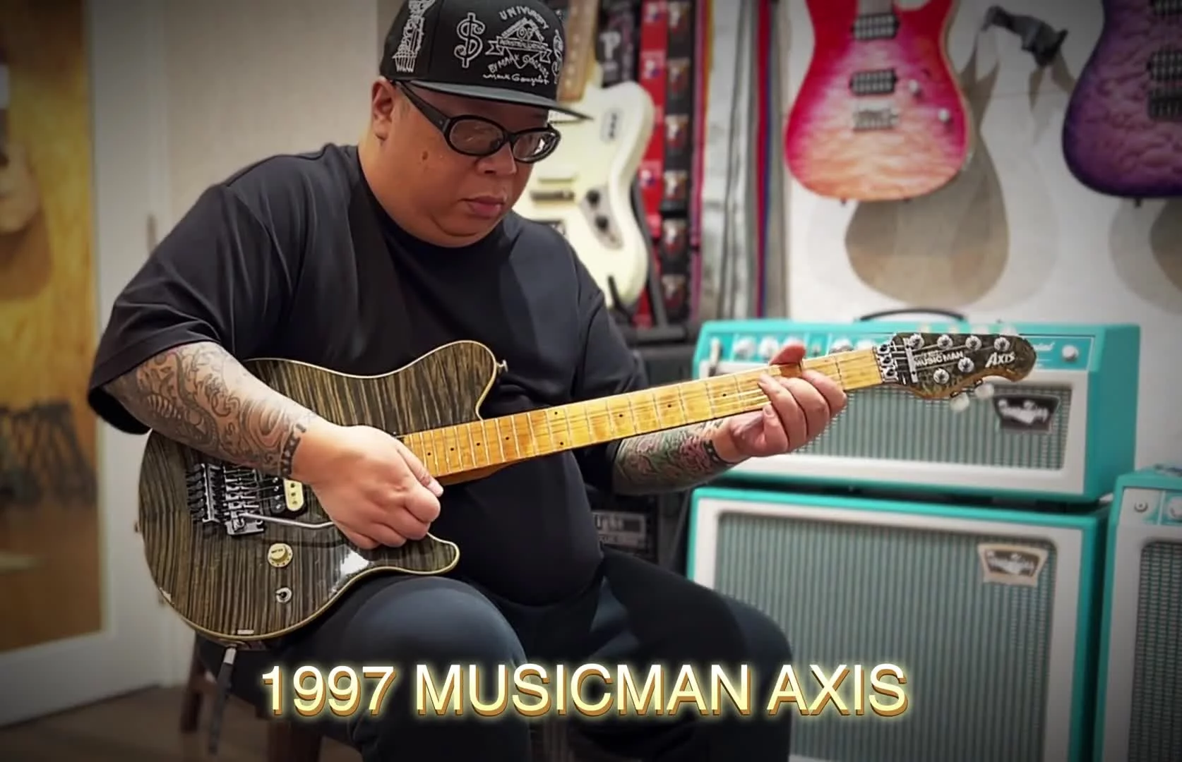 1997 MusicMan Axis Trans.Black — GUITARSOFA SHOP