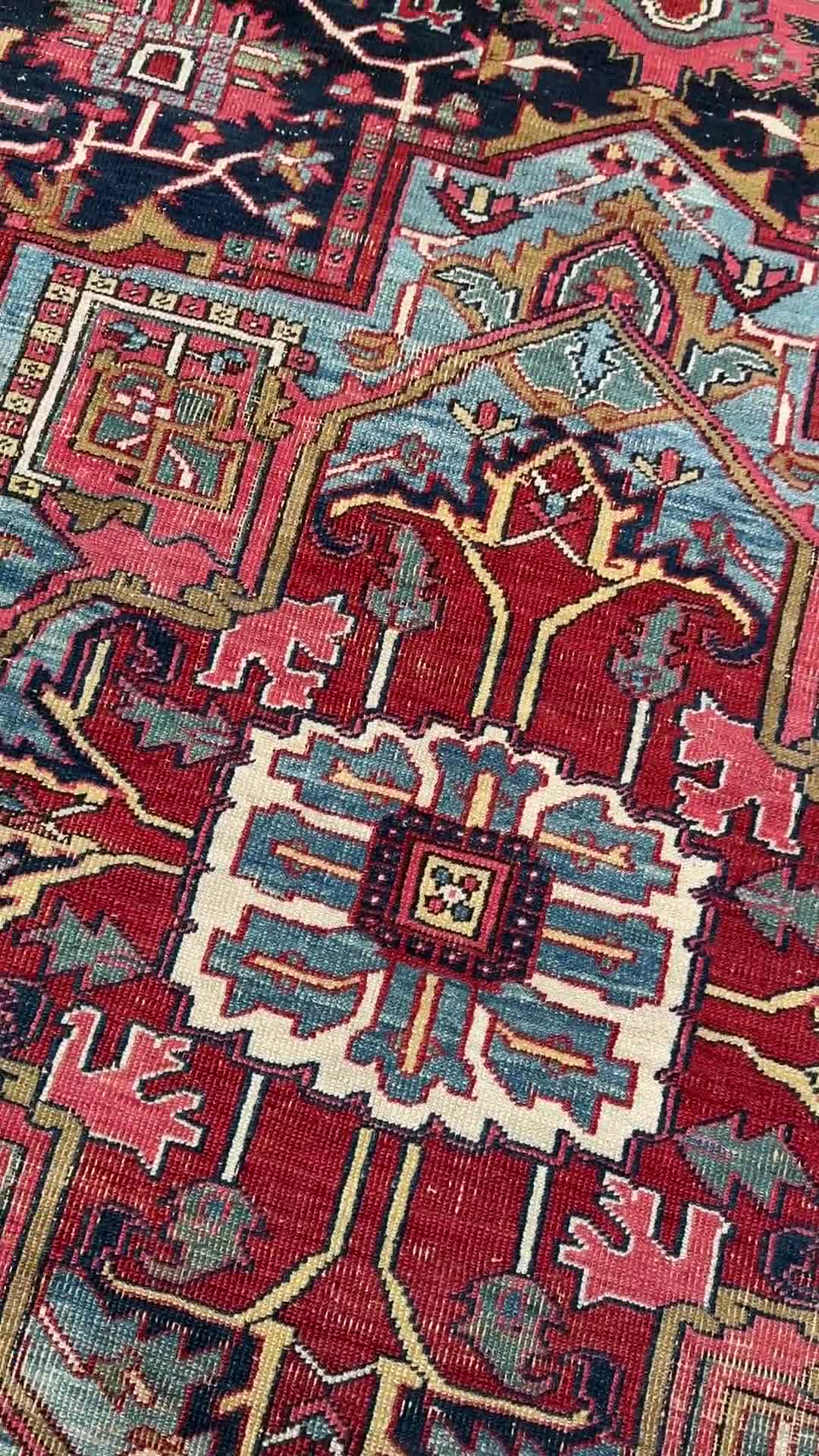 Steelman Rugs — Antique Heriz Rug 9'4
