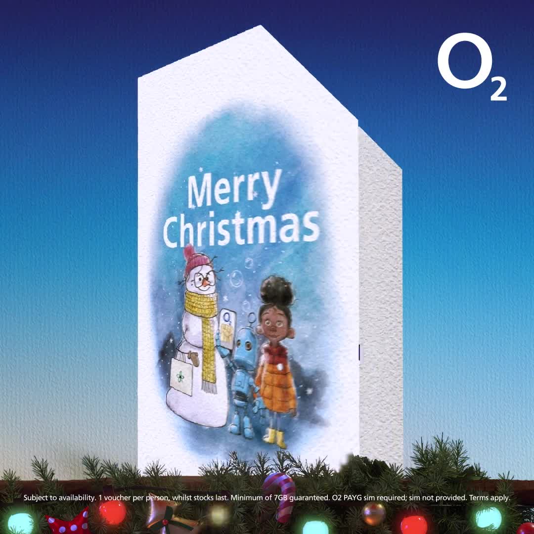 o2 christmas sim card