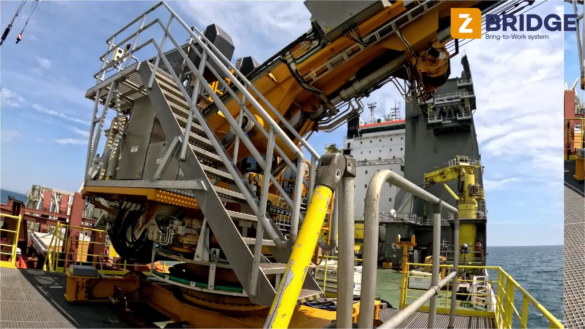 B2W system | Enhance Offshore Transfers Today — Z-Bridge Bring-to