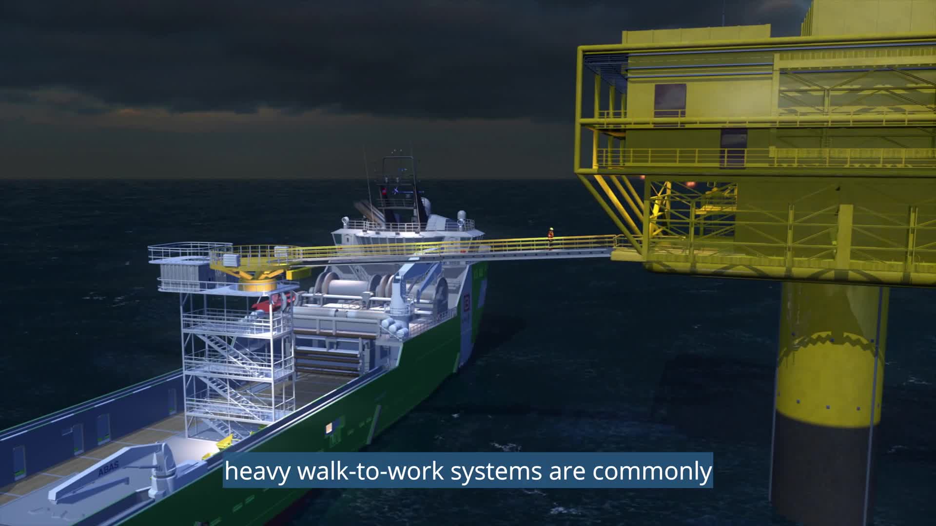 B2W system | Enhance Offshore Transfers Today — Z-Bridge Bring-to