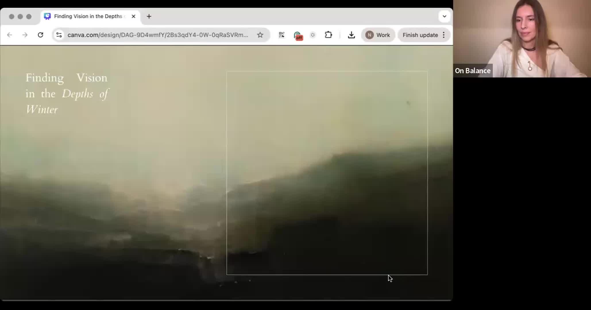 Finding Vision in the Depths of Winter