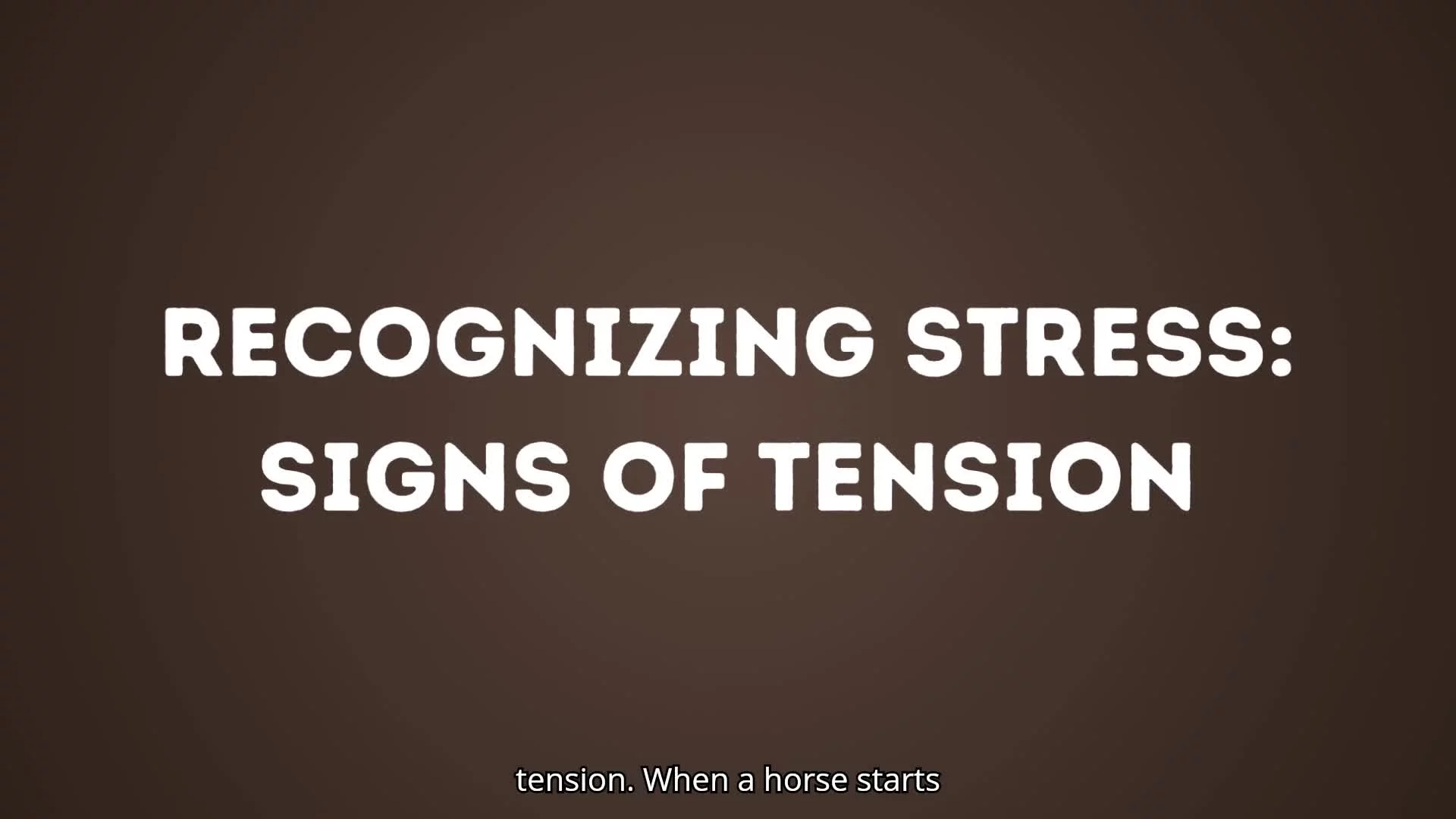 Recognizing Stress: Signs of Tension