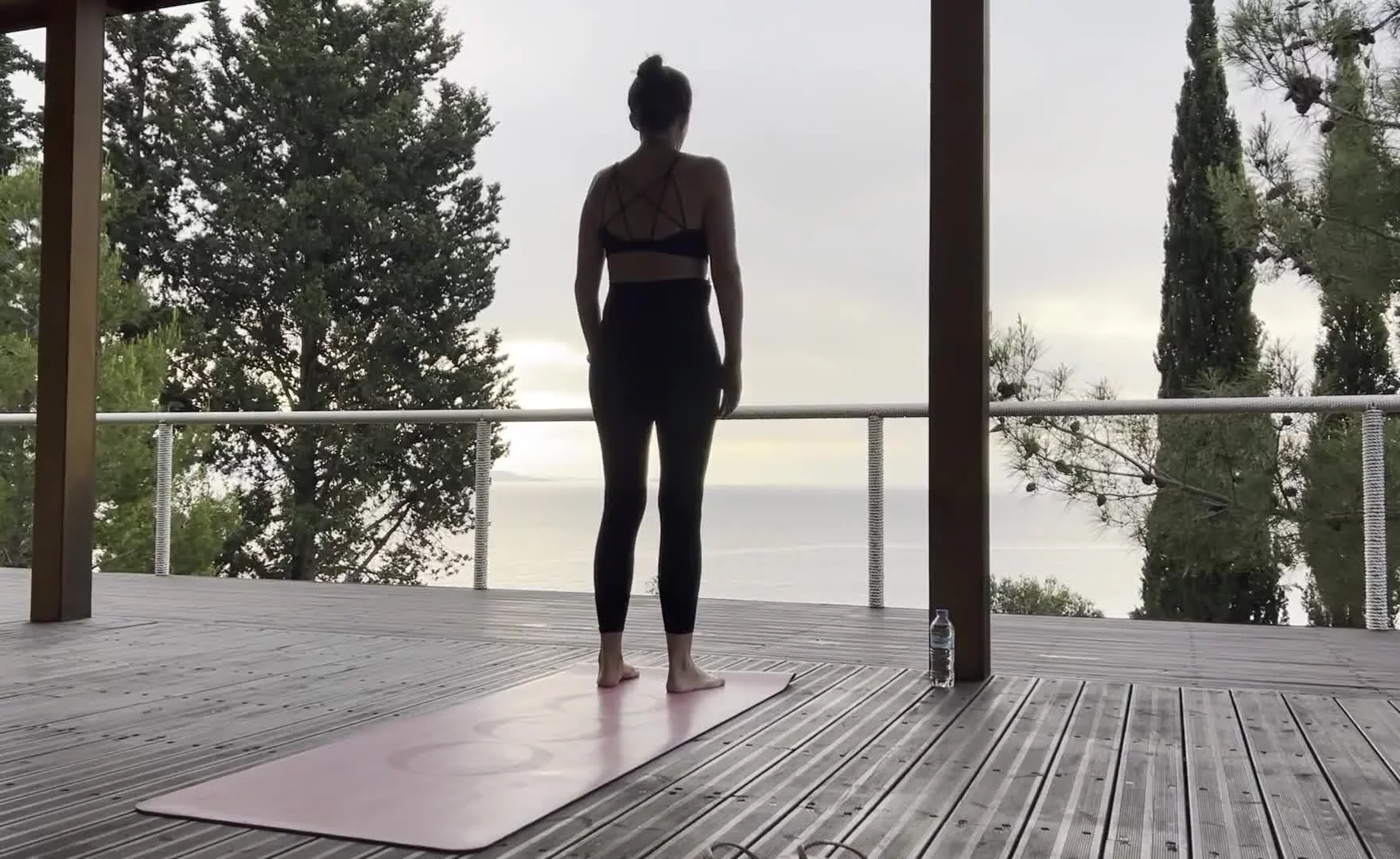 Morgonyoga från Lefkas