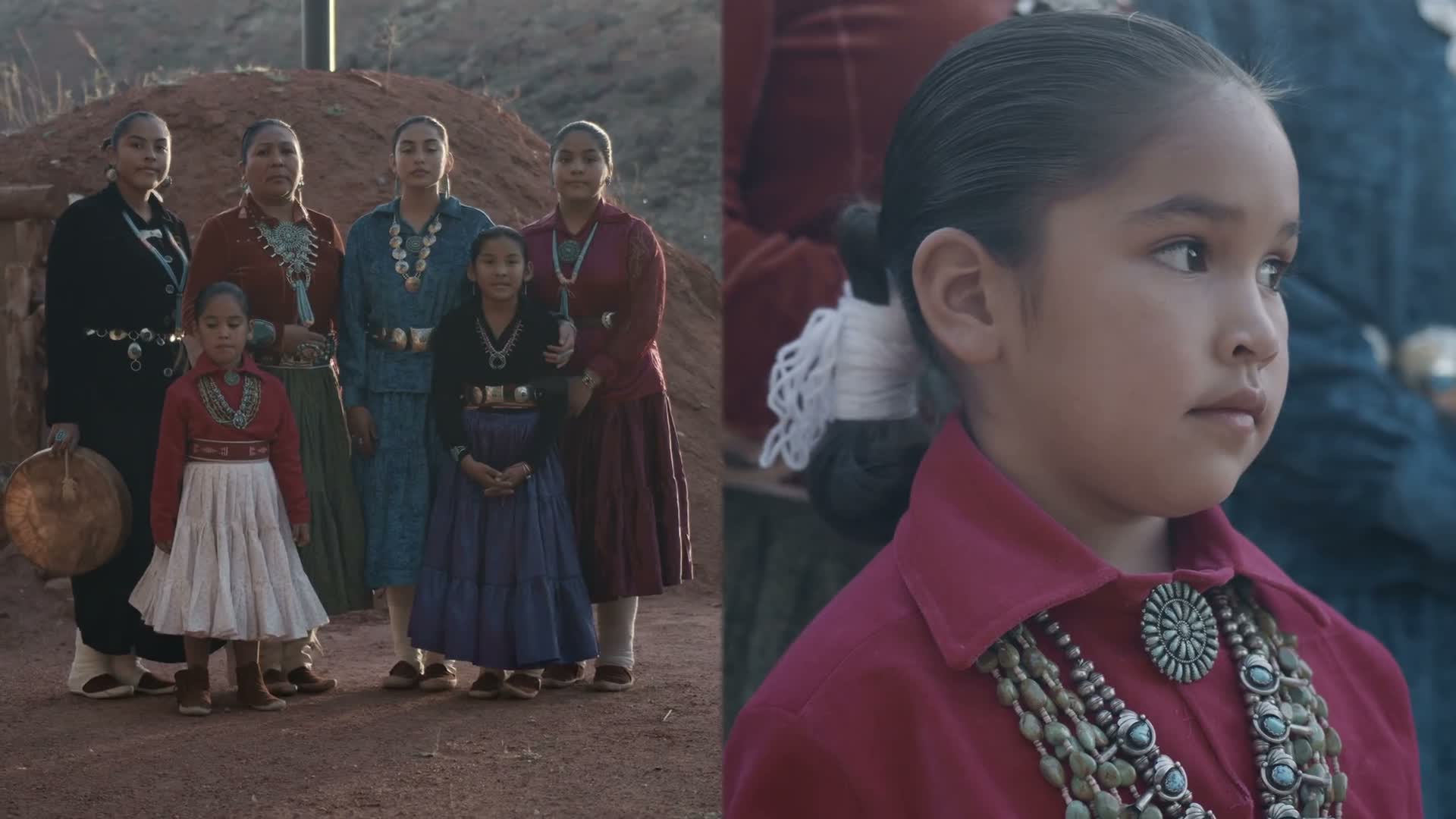 A frame from our M & S Turquoise brand film.