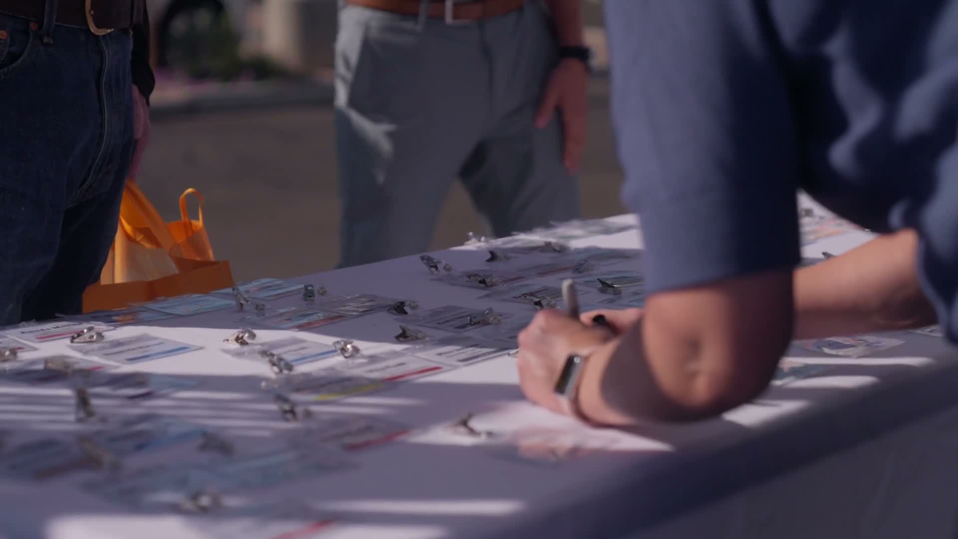 A frame from our Prudential Cleanroom Services facility launch event film.