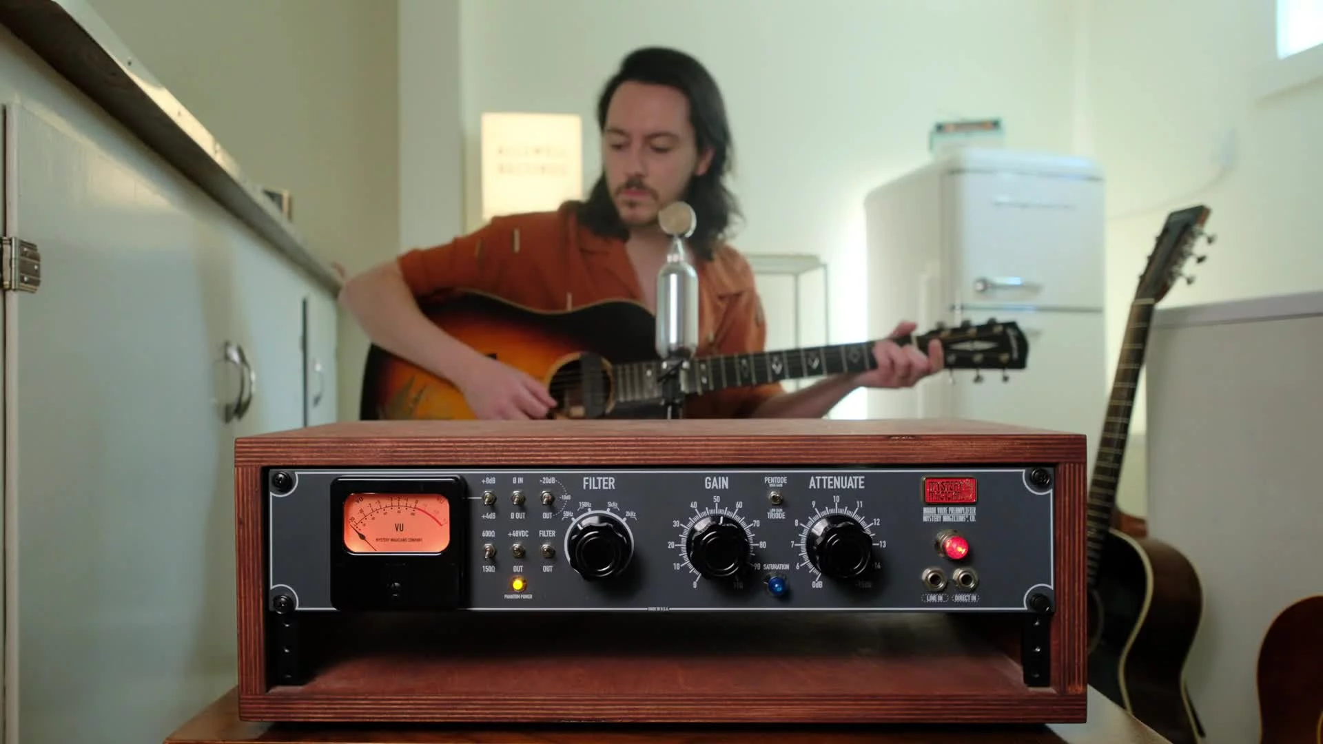 M808A Single Channel Tube Microphone/ Instrument/Line level