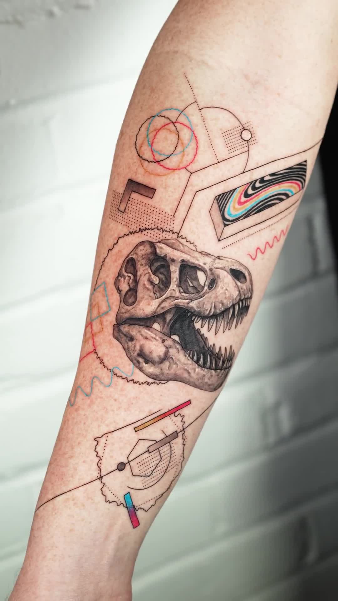 T-rex Tattoo Art by Tattoo Artist in Denver, Colorado — 1MM Tattoo