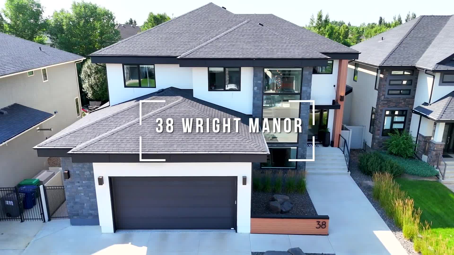 Wide poster for a residential walkthrough video