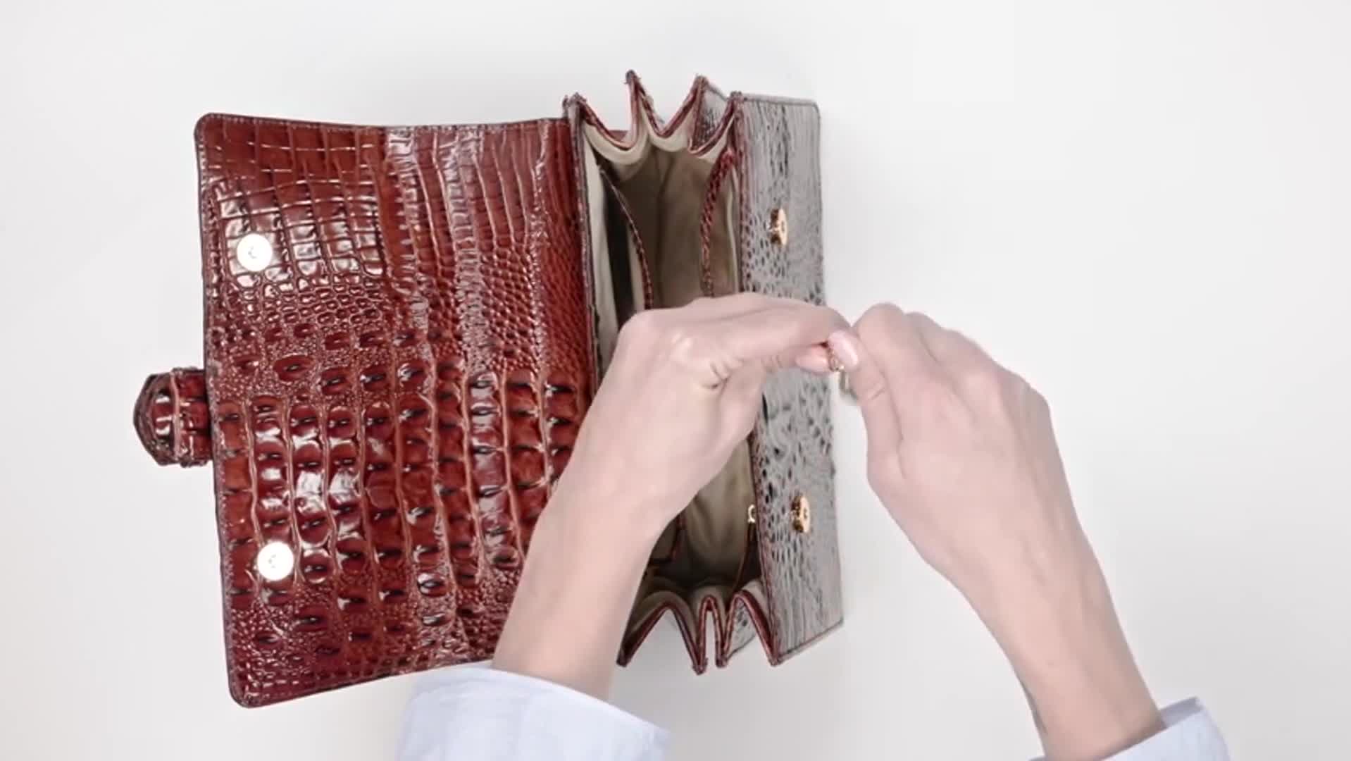 Brahmin U84151 Hallie - Pecan Melbourne — Bag and Baggage