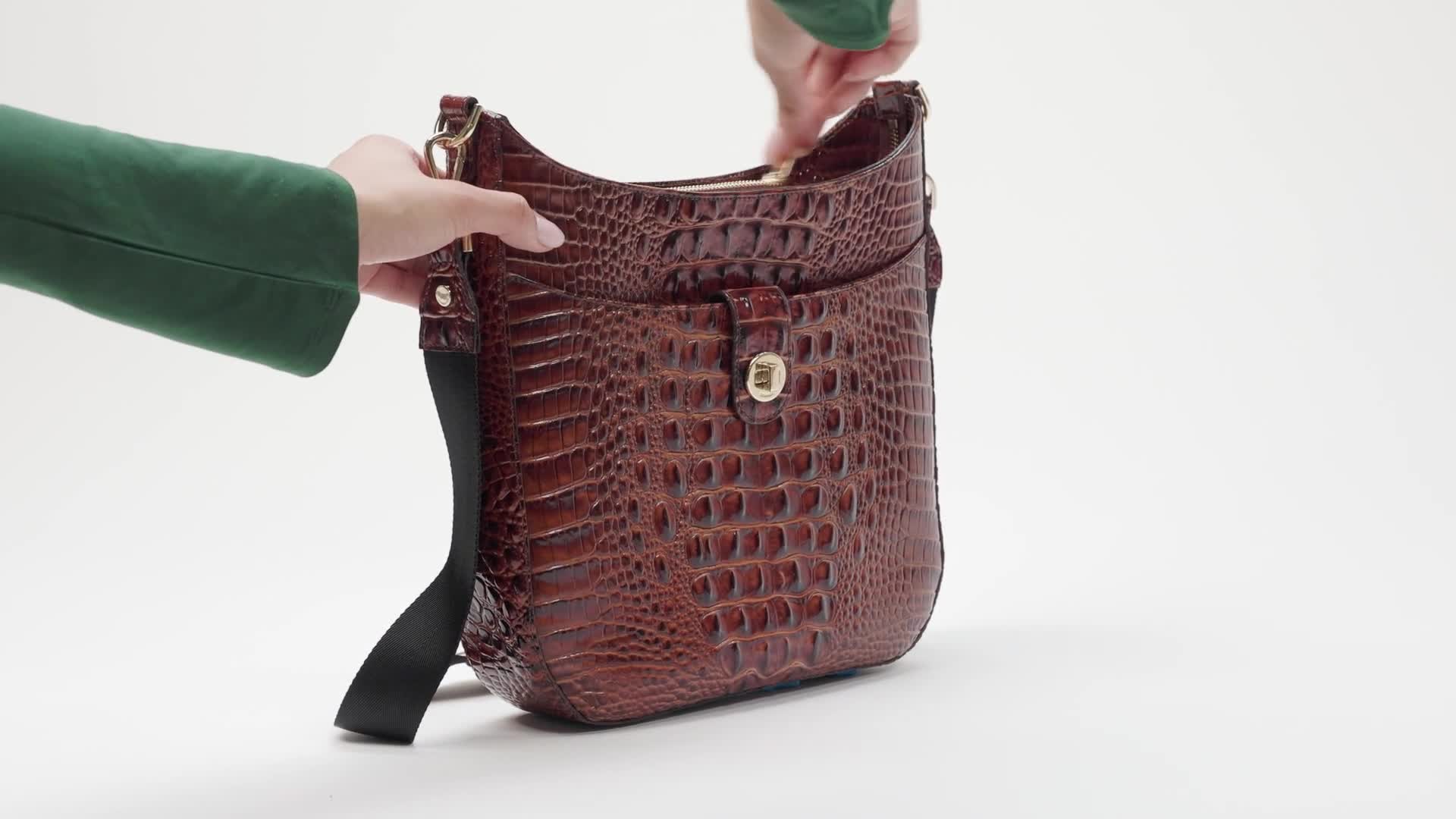 Brahmin V082448 Leia - Caramel Jardim — Bag and Baggage