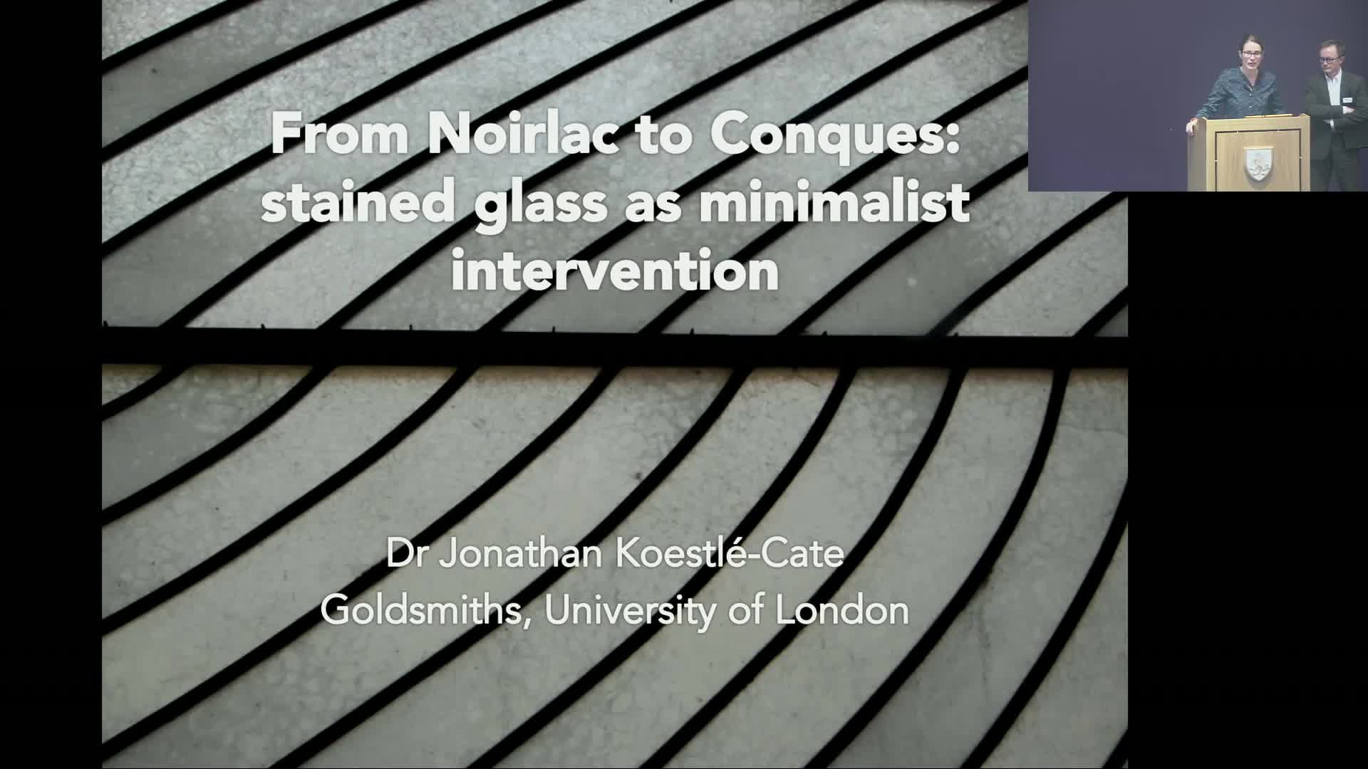 Jonathan Koestlé-Cate: stained glass as minimalist intervention