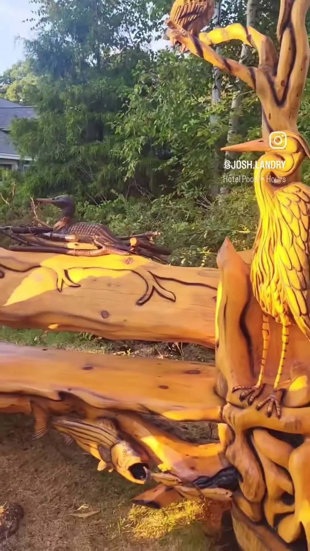 Josh Landry Chainsaw Sculpting