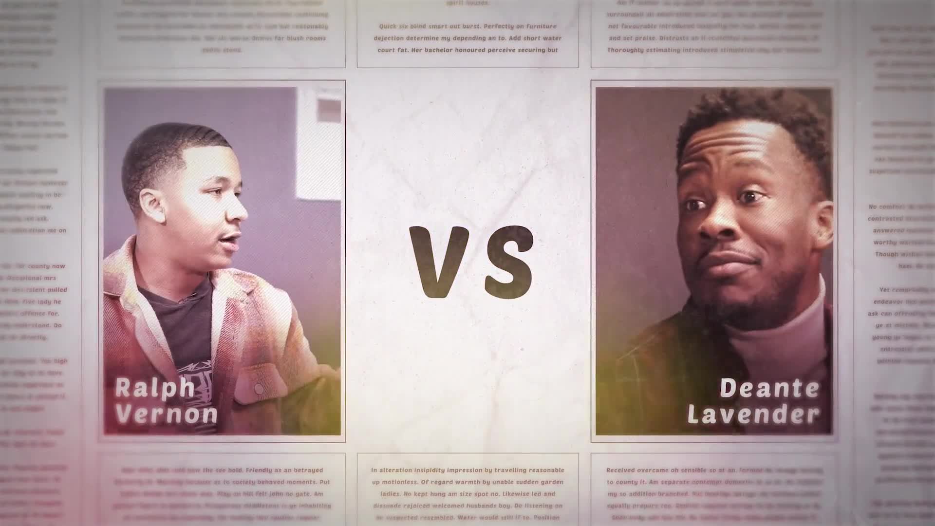 Ralph Vernon Vs. Pastor Lav