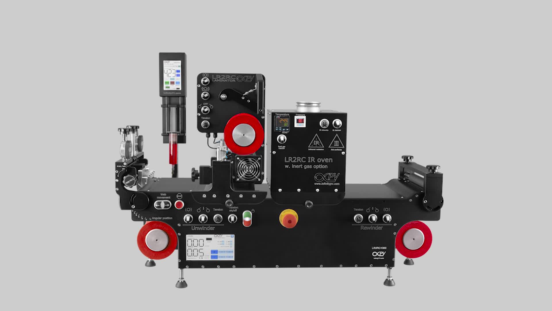 Inert Gas Oven for Drying of R2R Slot-die Coating and Printed