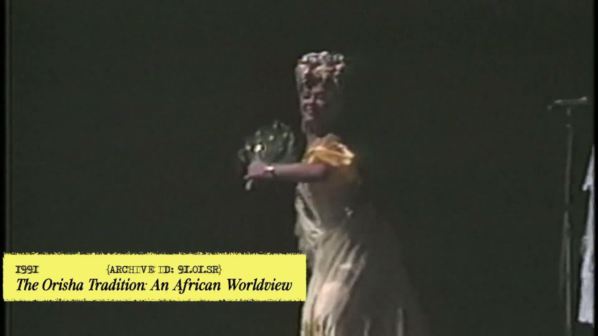 'The Orisha Tradition: An African Worldview' (1991) (Excerpt)