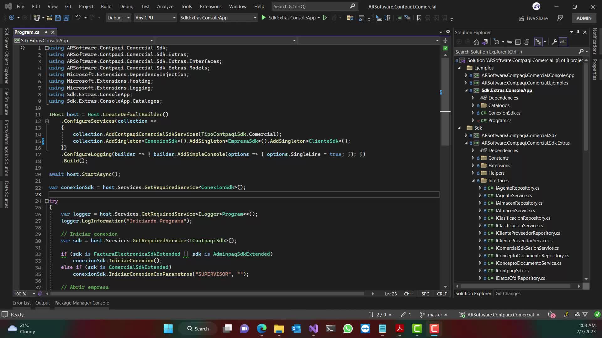 Productos y servicios