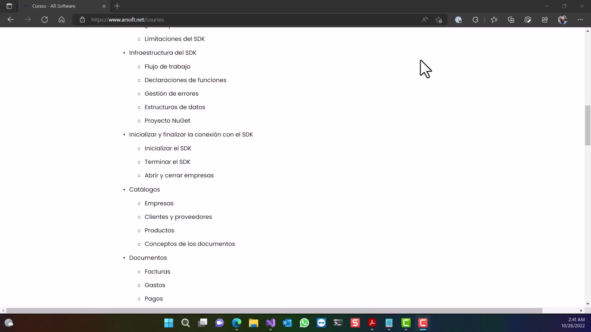 Productos y servicios