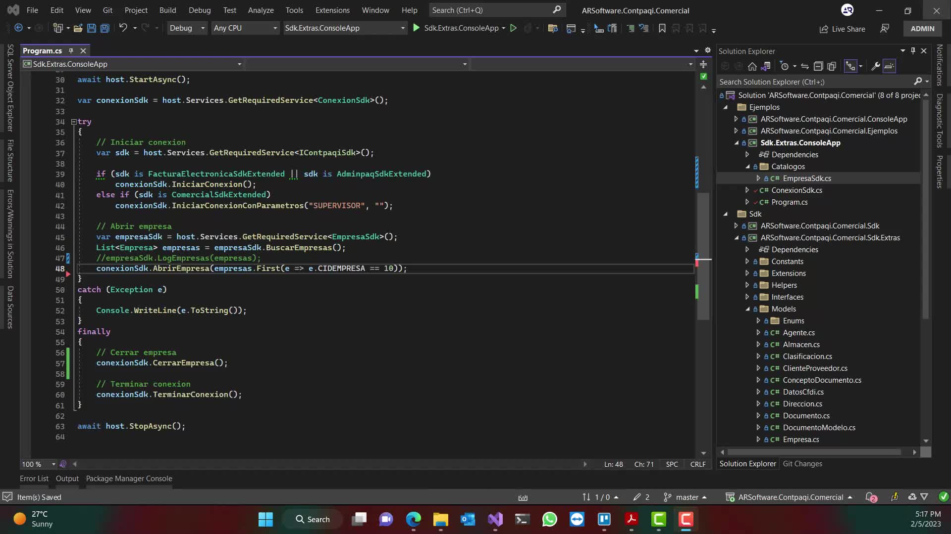 Clientes y proveedores