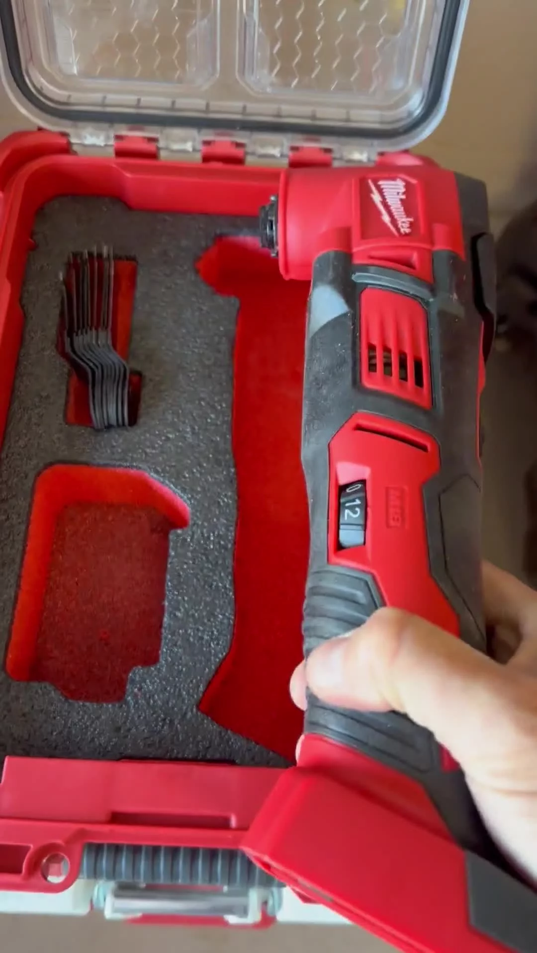 Milwaukee M18 Multi-Tool 2836-20 with Packout Insert & Kaizen Foam