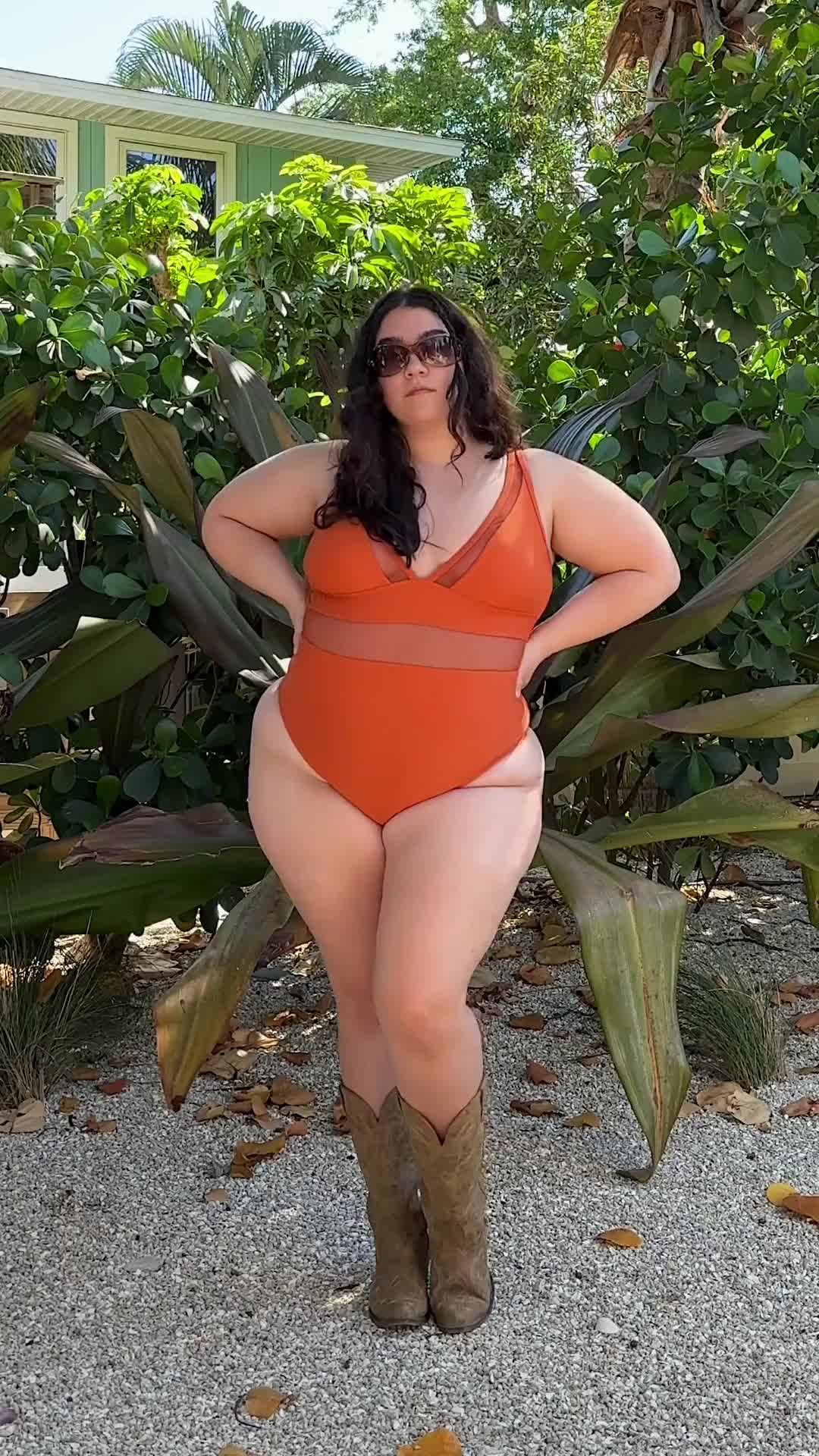 【なーち】andmary Nadia check swimsuit ANDMARY】Nadia check swimsuit