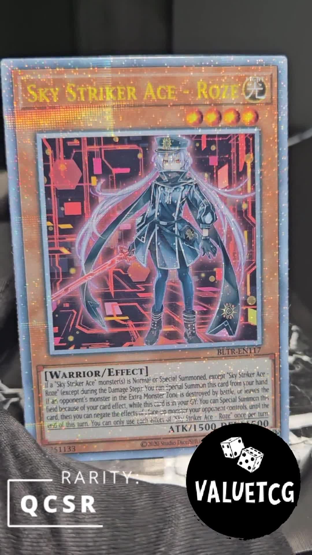 Sky Striker Ace – Roze (BLTR-EN117) Alternate Art — ValueTCG