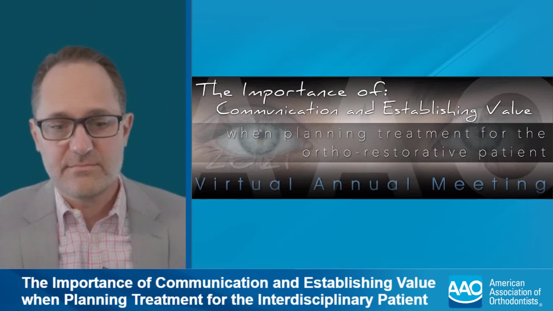Vince Kokich Jr - 2021 - AAO Annual Session - Establishing Value