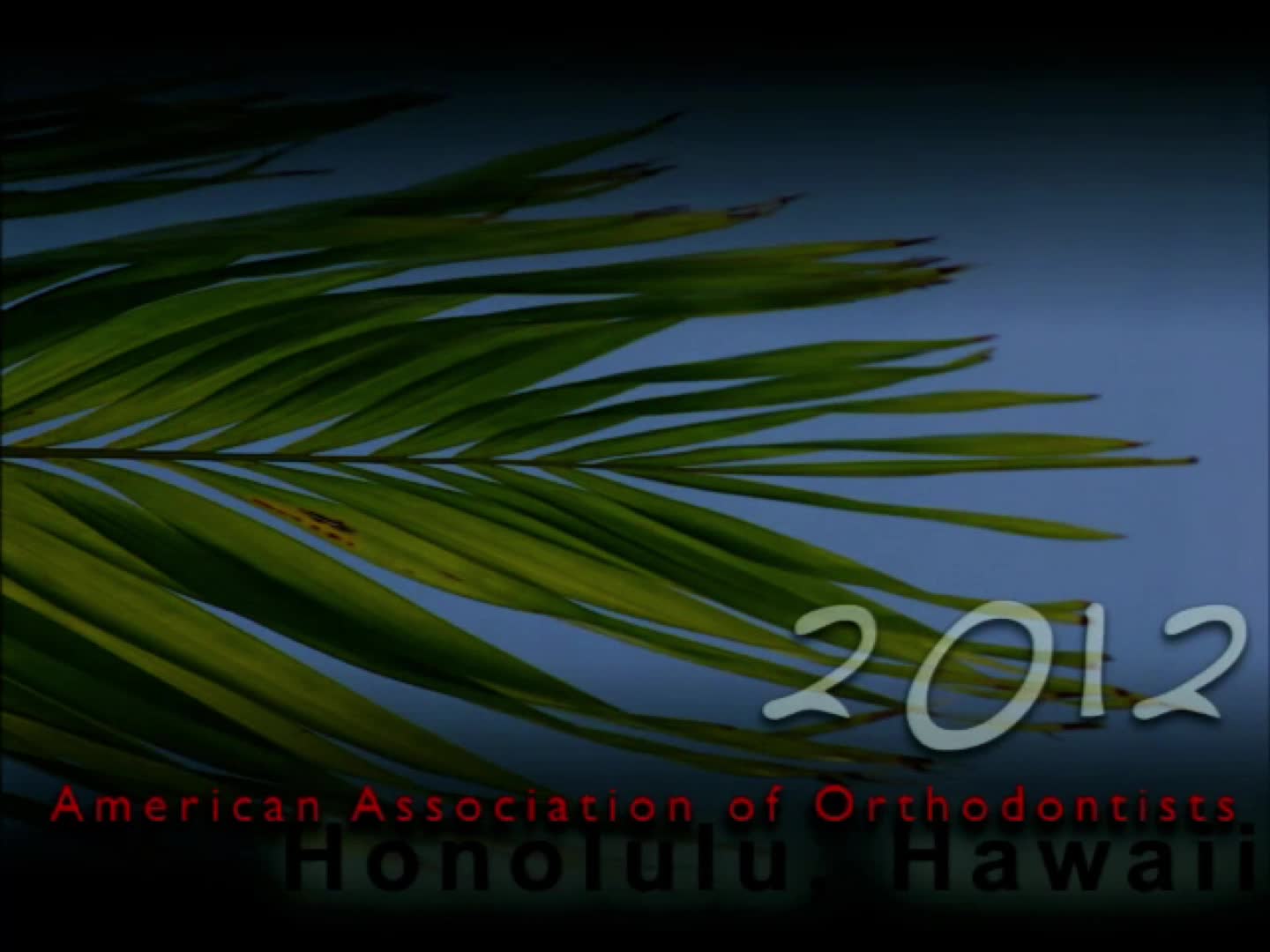 Vince Kokich Jr - 2012 - AAO Annual Session - Age Appropriate Esthetics