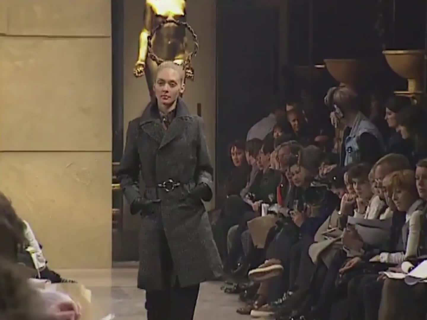 Dirk Bikkembergs FW 1996 Bungee Cord Wool Coat
