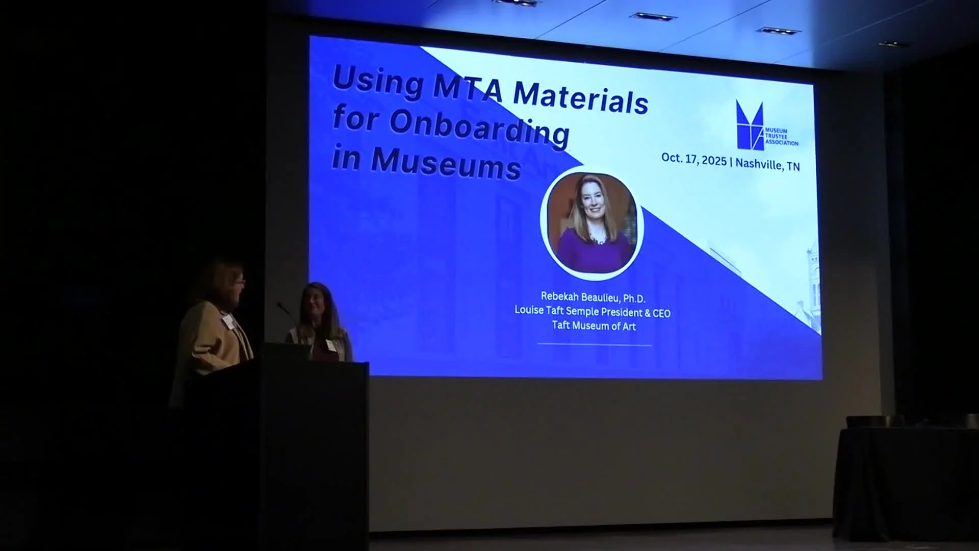 Using MTA Materials for Onboarding in Museums