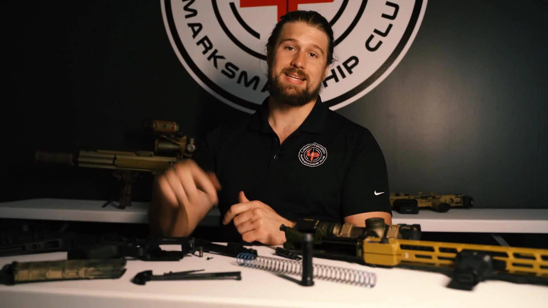 Rifle field stripping training