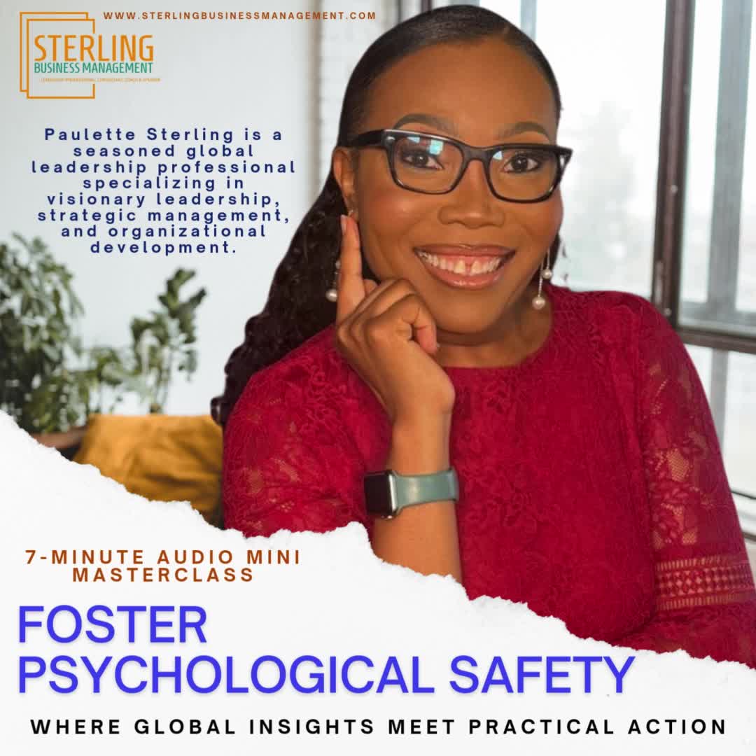 Foster Psychological Safety