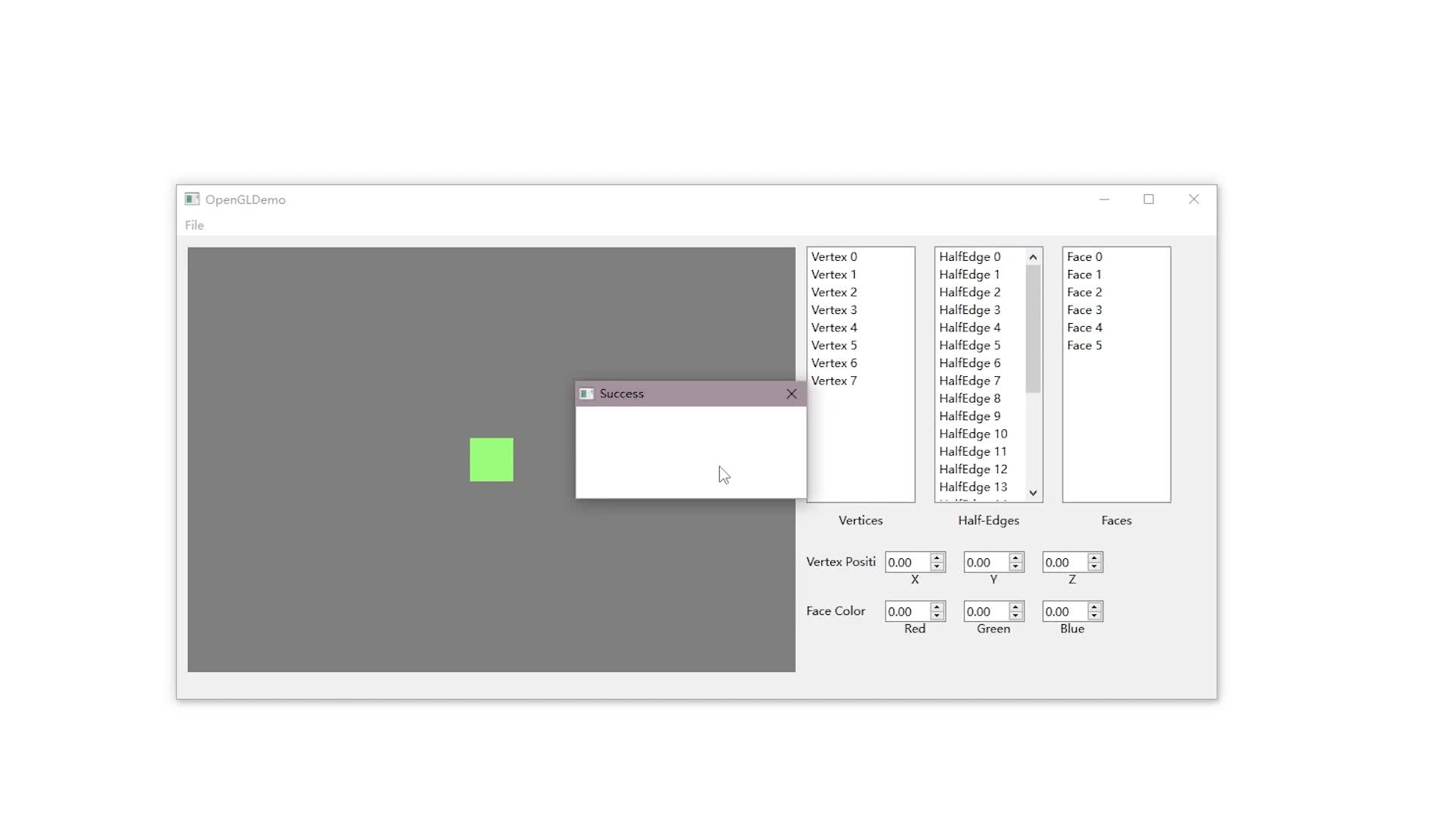 miniMAYA modeling interface