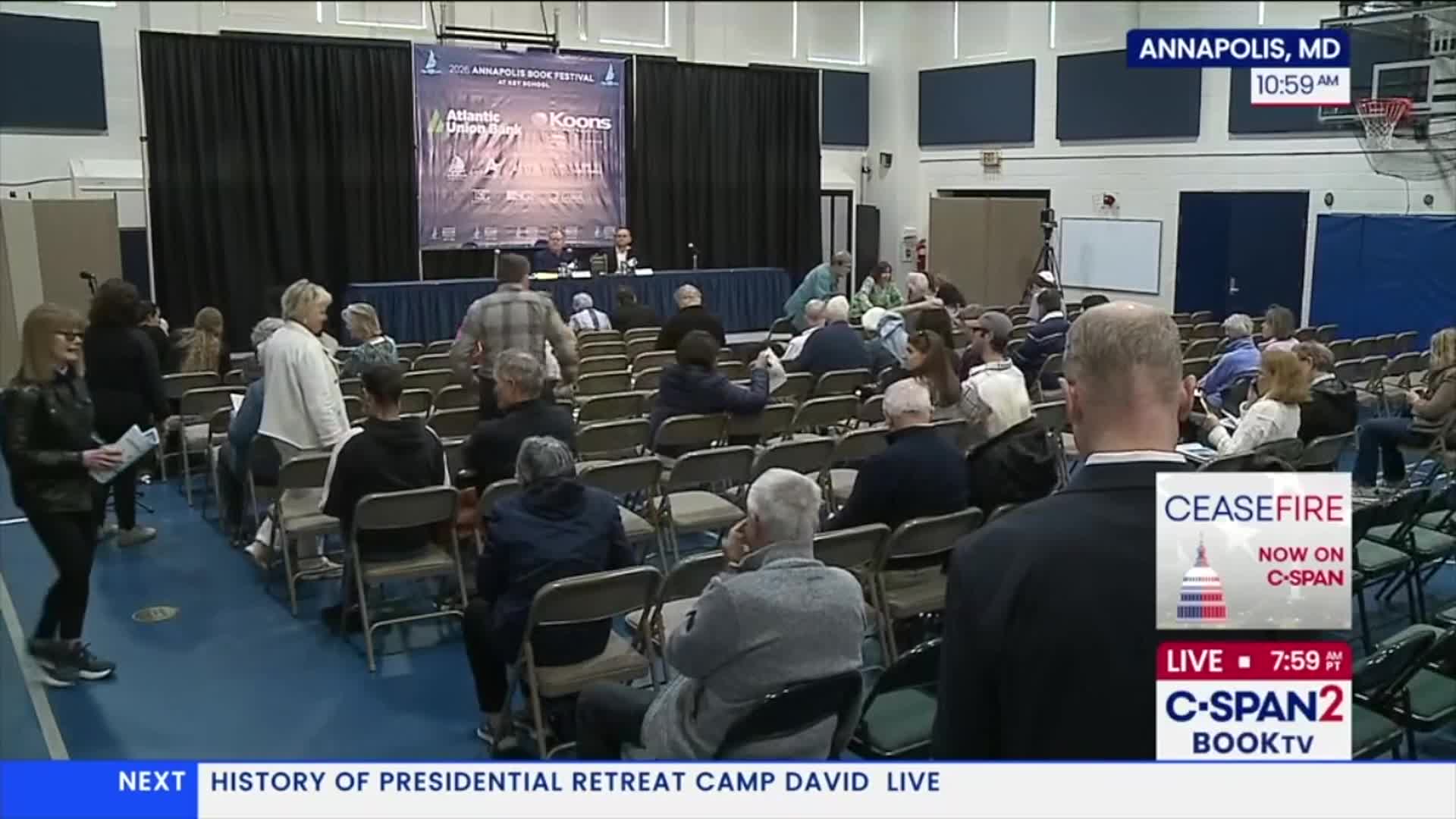 Annapolis Book Festival discussion about the history of Camp David