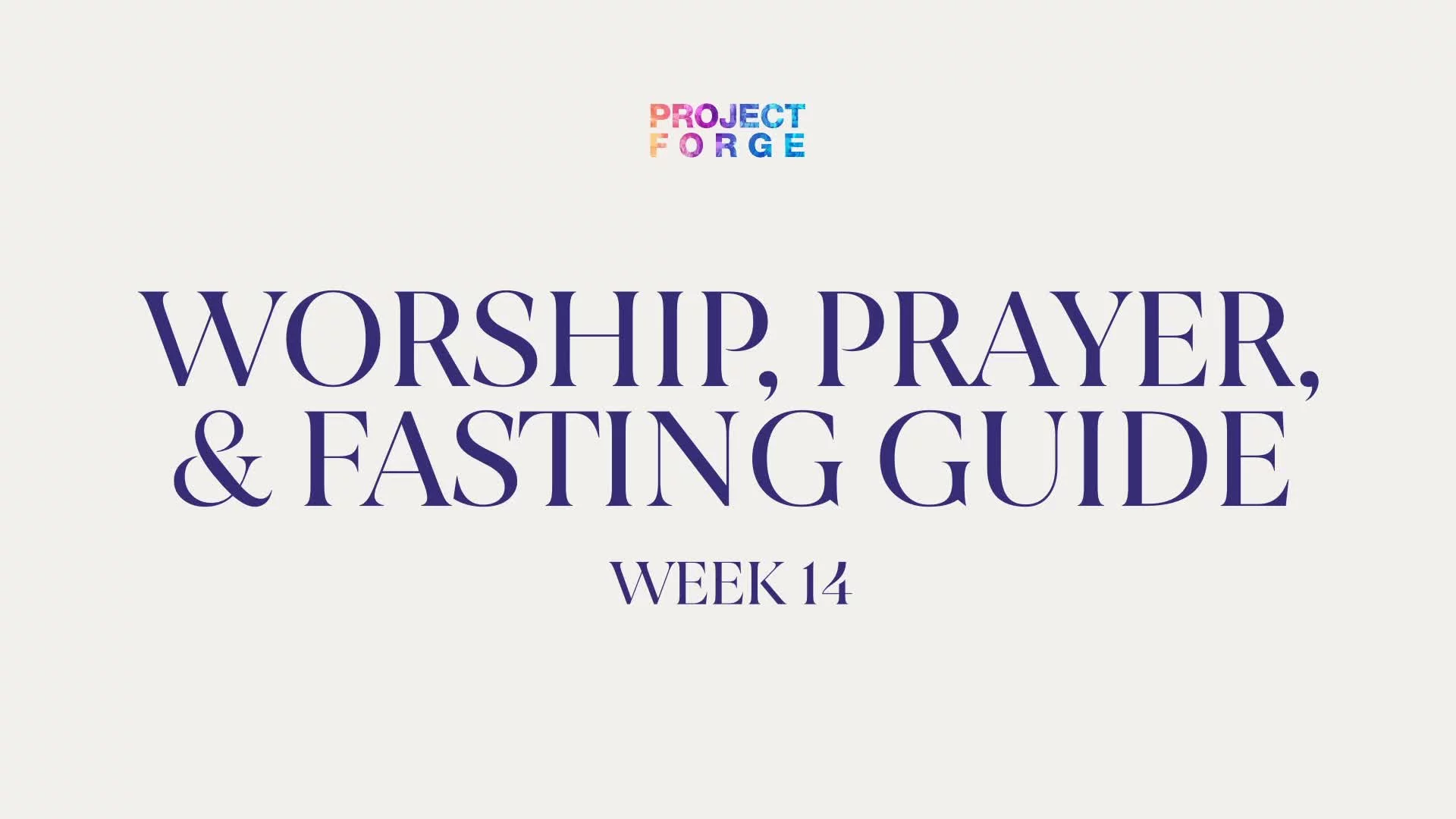 Week 14 - John 17:14