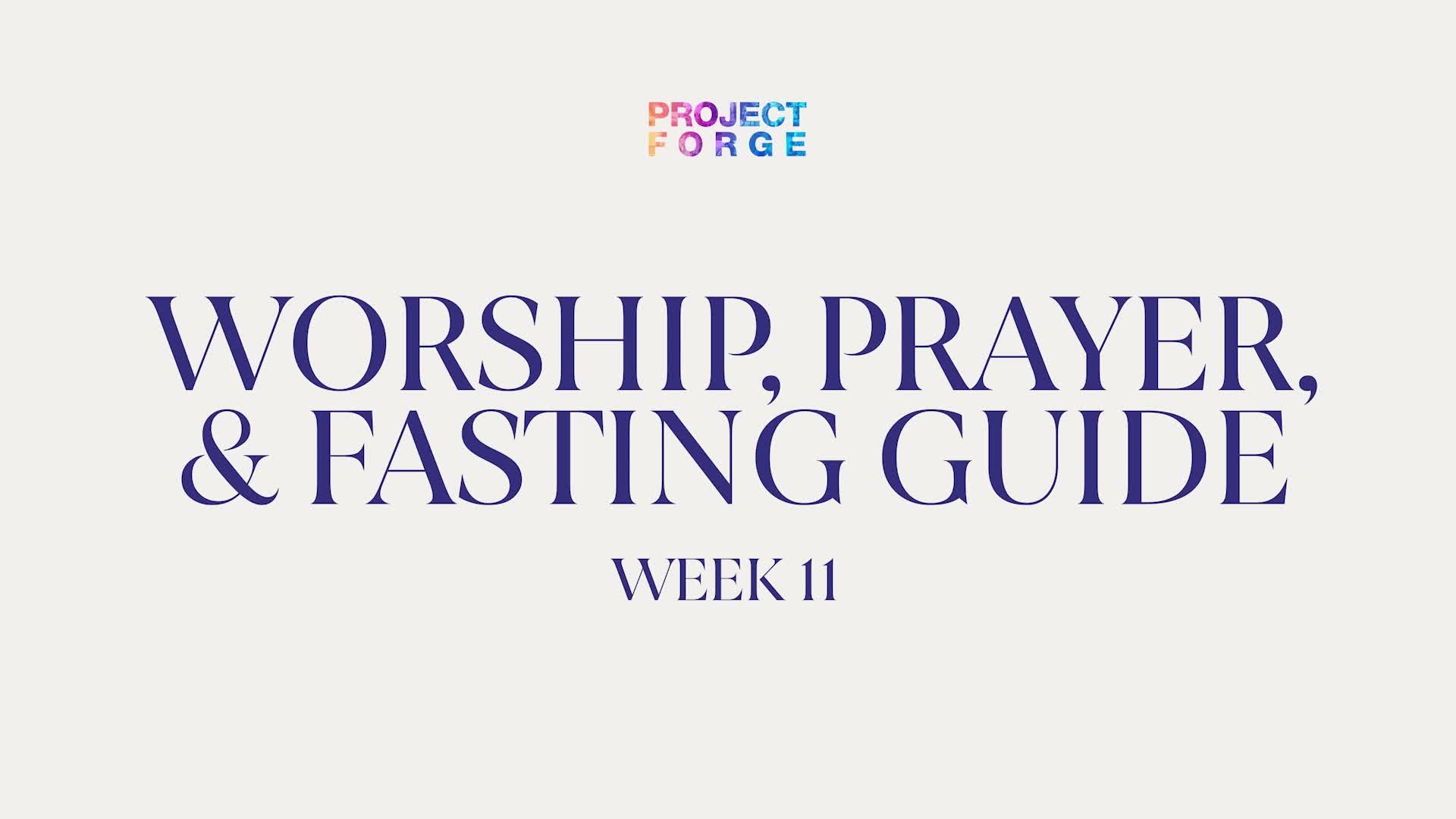 Week 11 - John 17:11