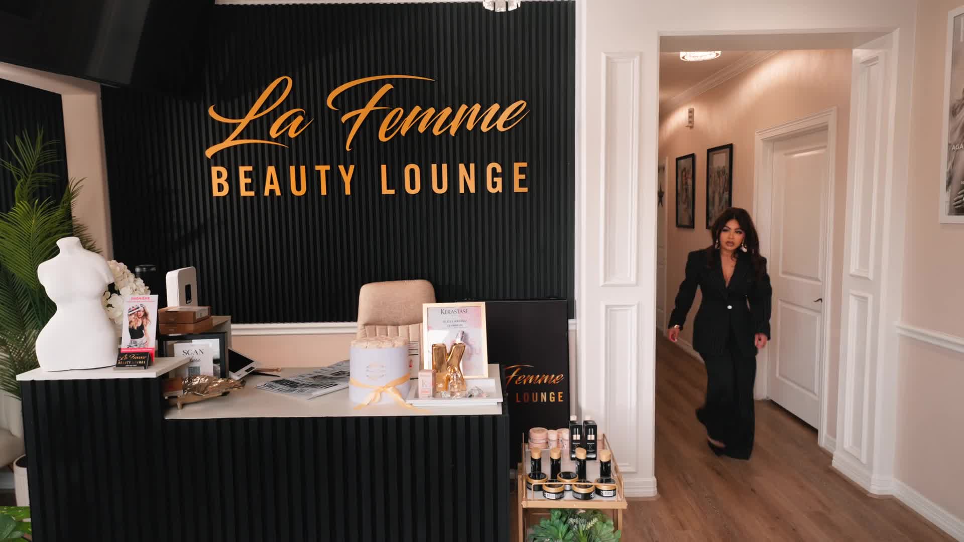 La Femme Beauty Lounge brand video by a Houston video production company