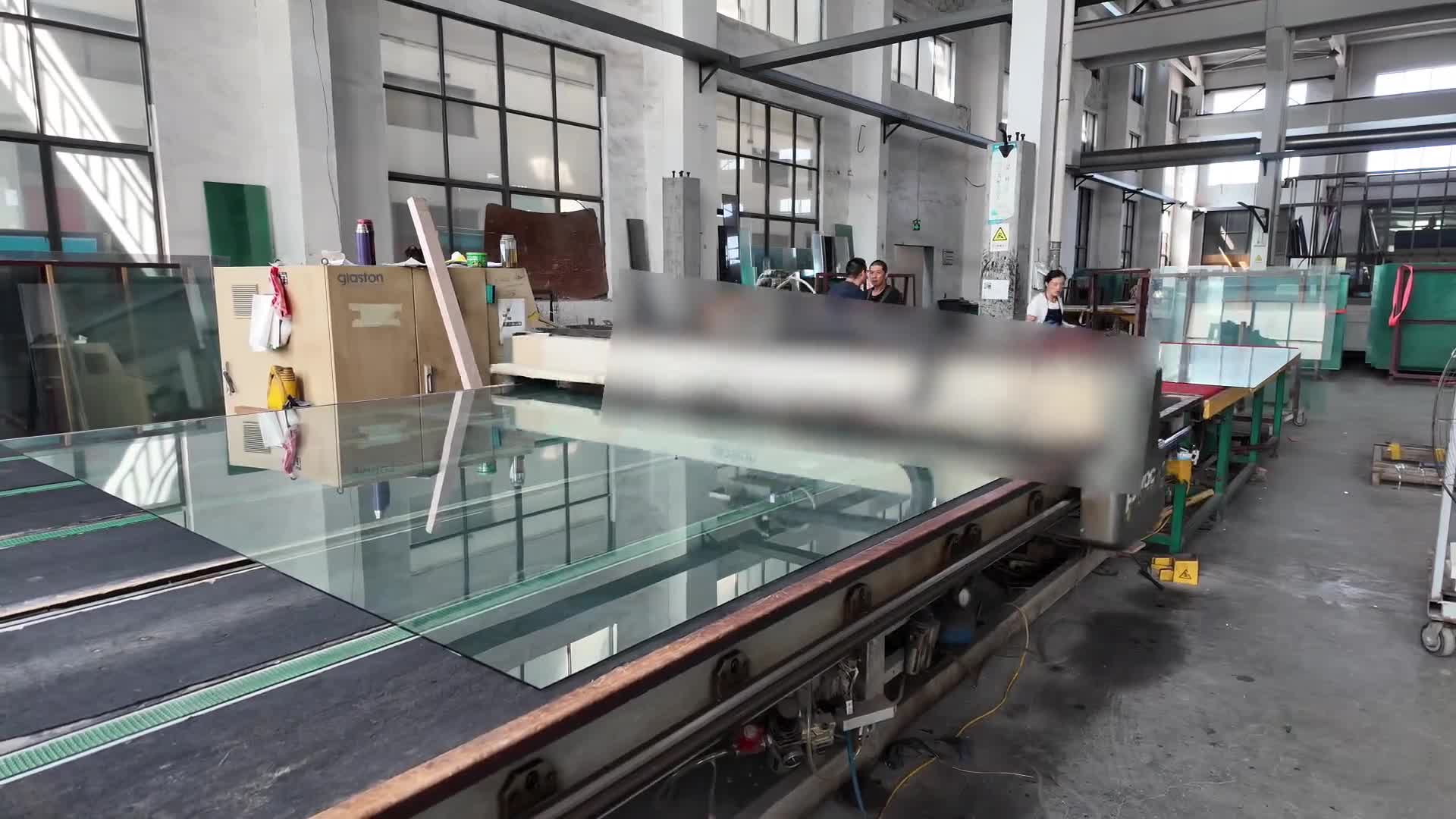 Automotive glass production environment in a partner factory