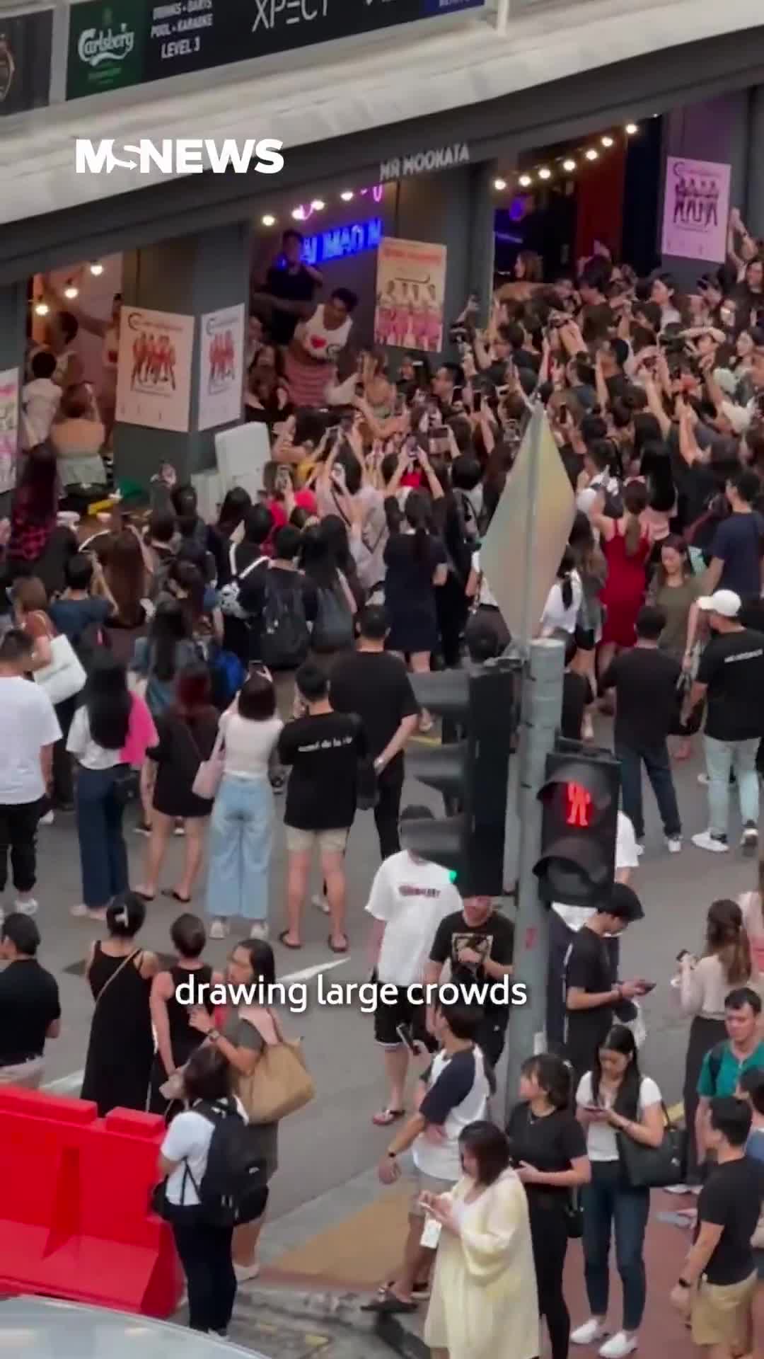 Crazy dancing hunk restaurant in Bangkok