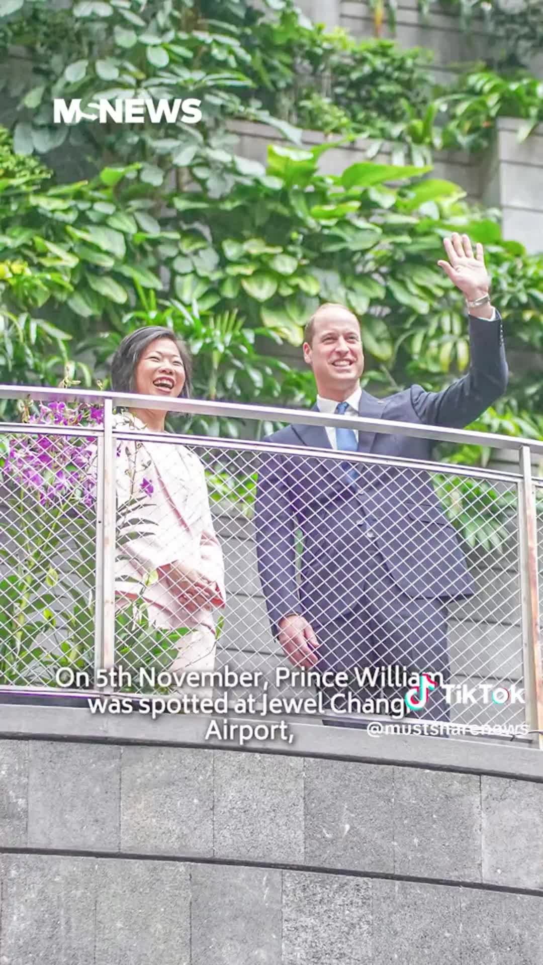 Prince William visits Singapore